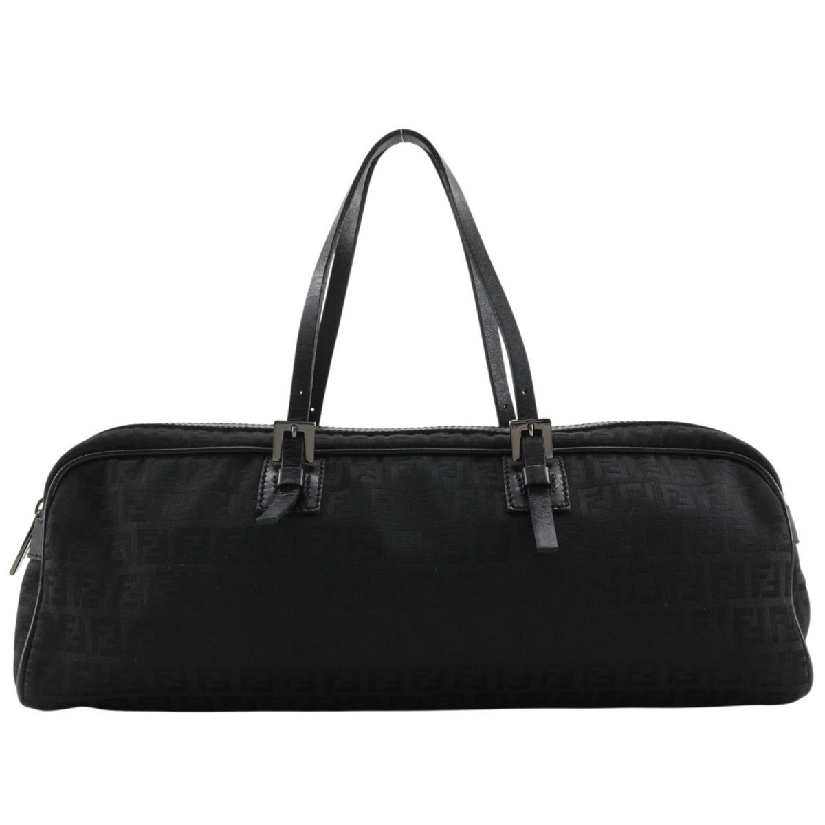 Fendi Zucchino Black Nylon Canvas Tote Bag (Pre-Owned)
