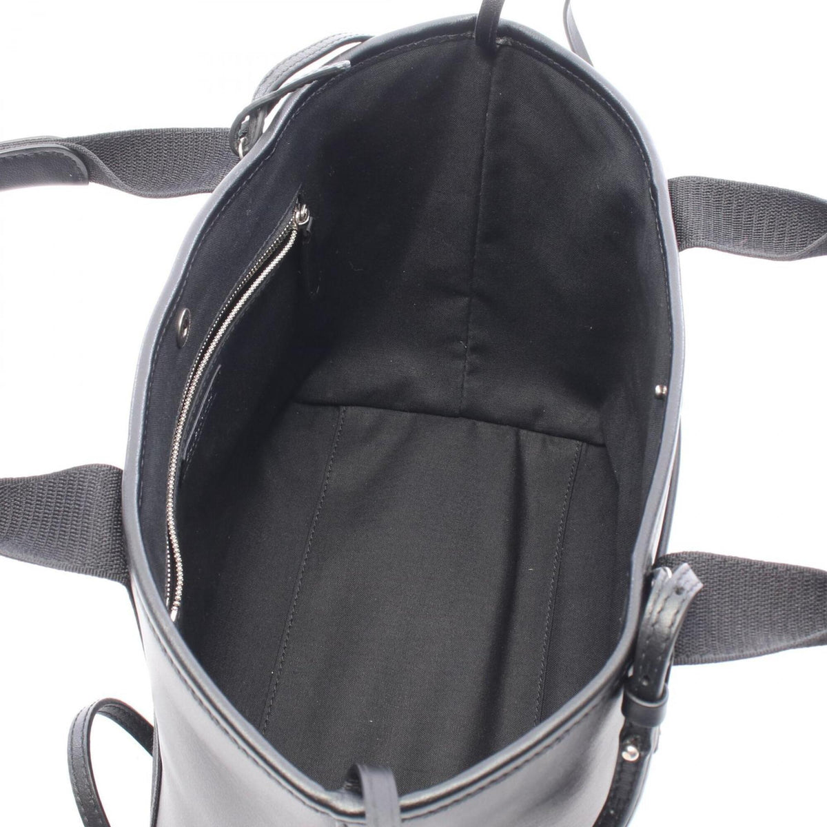 Balenciaga Black Leather Handbag Tote Bag (Pre-Owned)