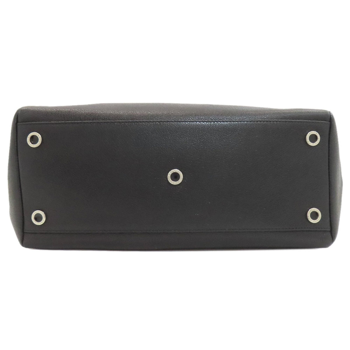 Bvlgari Black Leather Tote Bag (Pre-Owned)