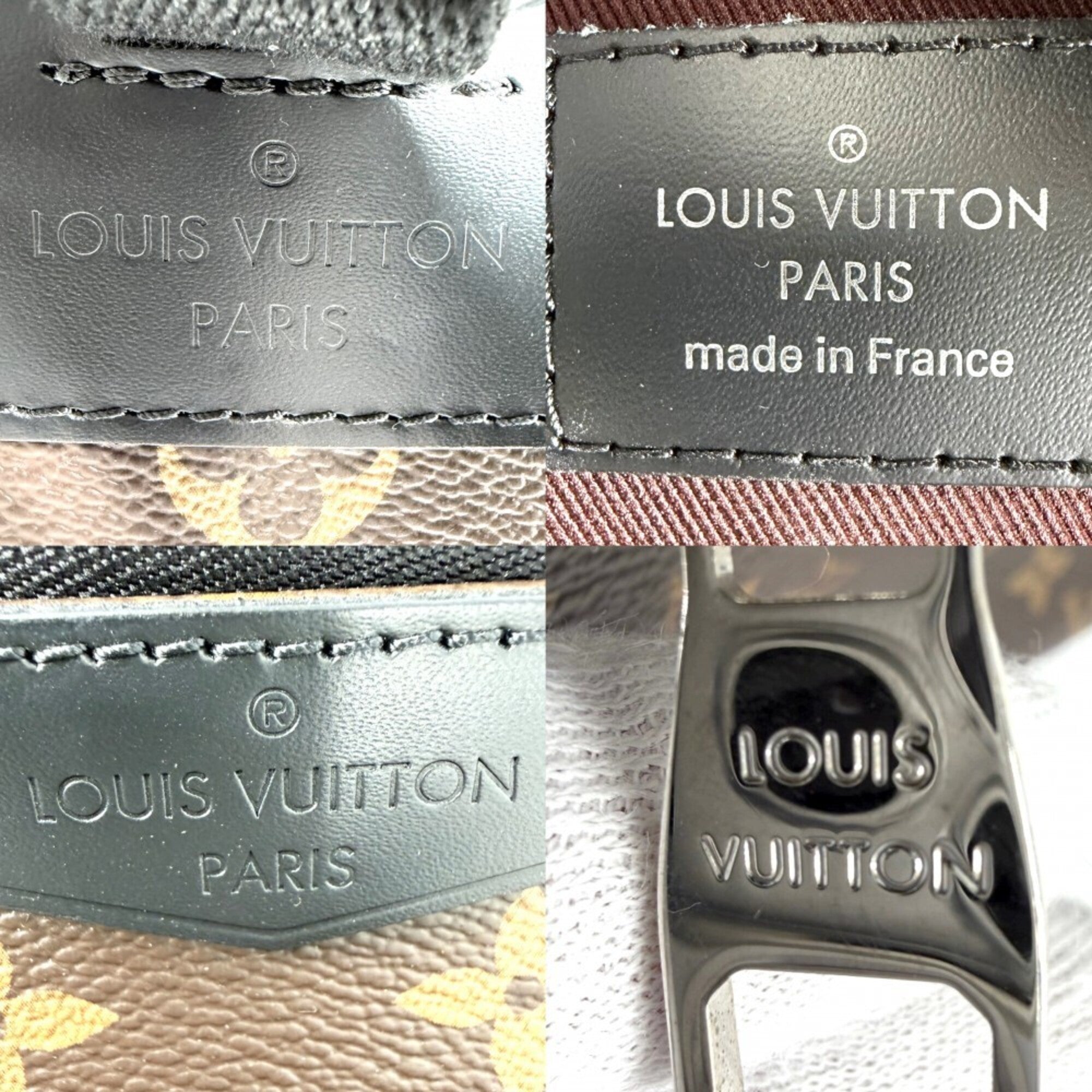 Louis Vuitton Monogram Macassar Black Brown Backpack (Pre-Owned)