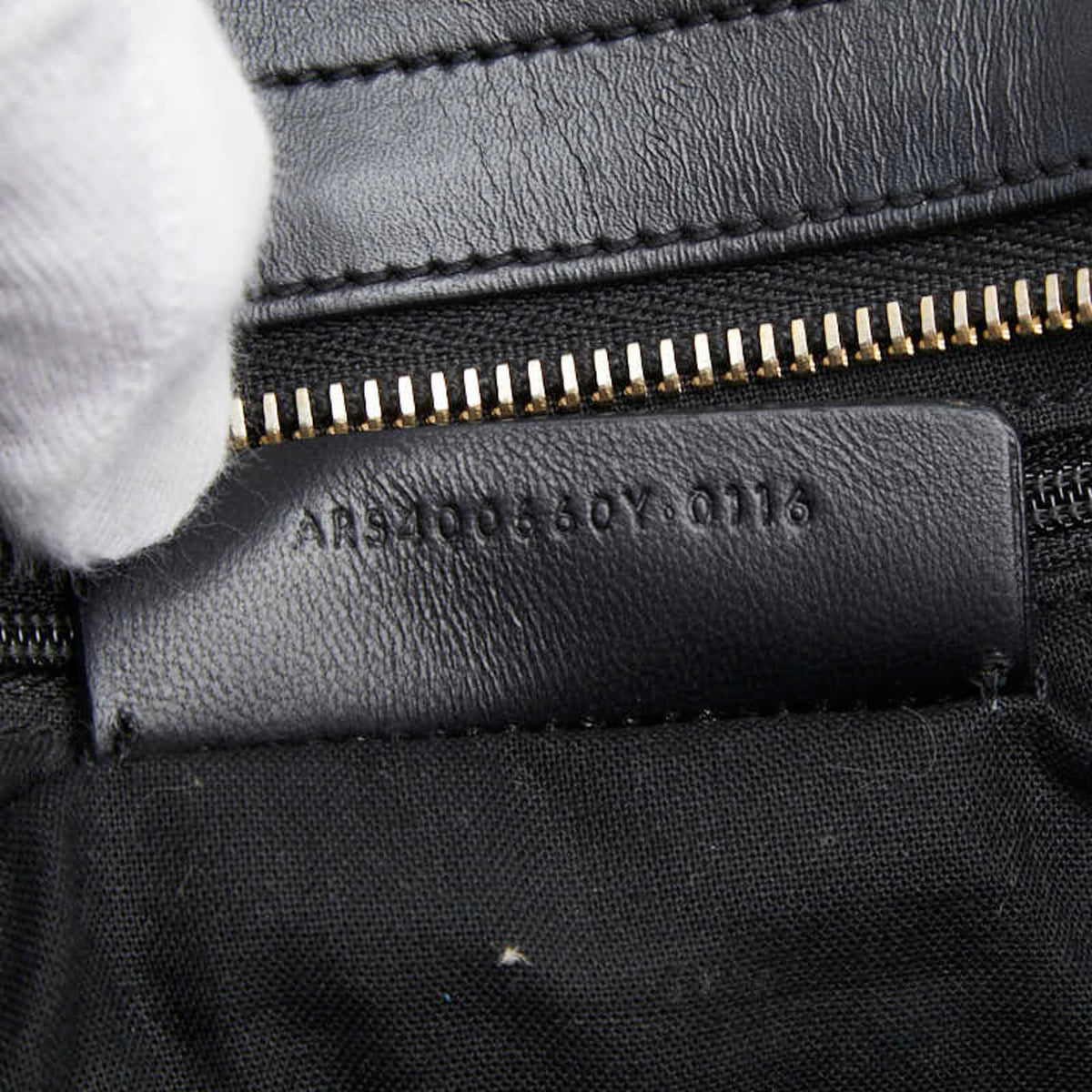 Saint Laurent Black Leather Handbag Shoulder Bag (Pre-Owned)