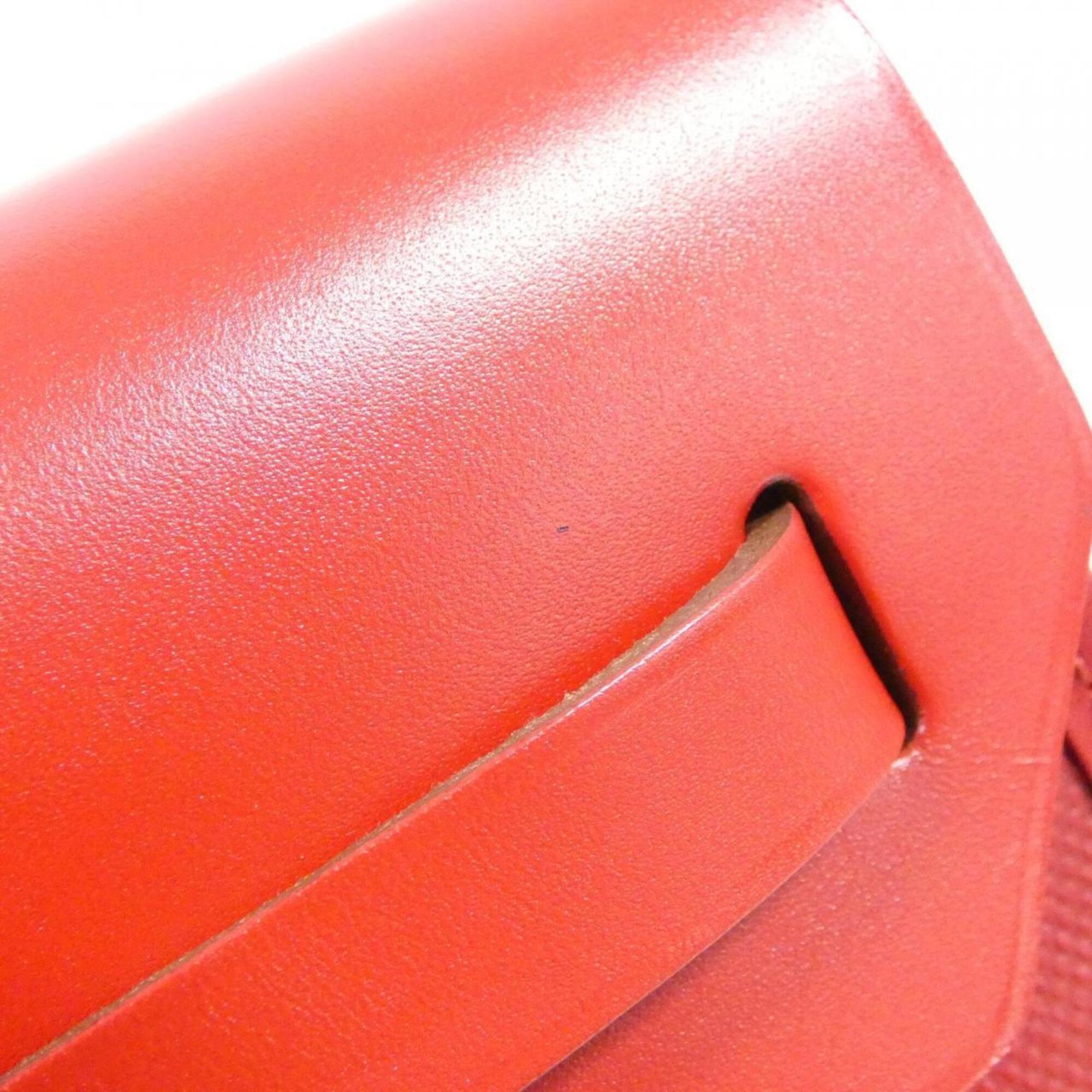 Hermes Red Color Handbag Pouch (Pre-Owned)