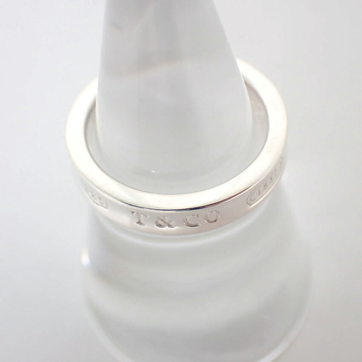 Tiffany Sterling Silver 925 Band Ring (Pre-Owned)