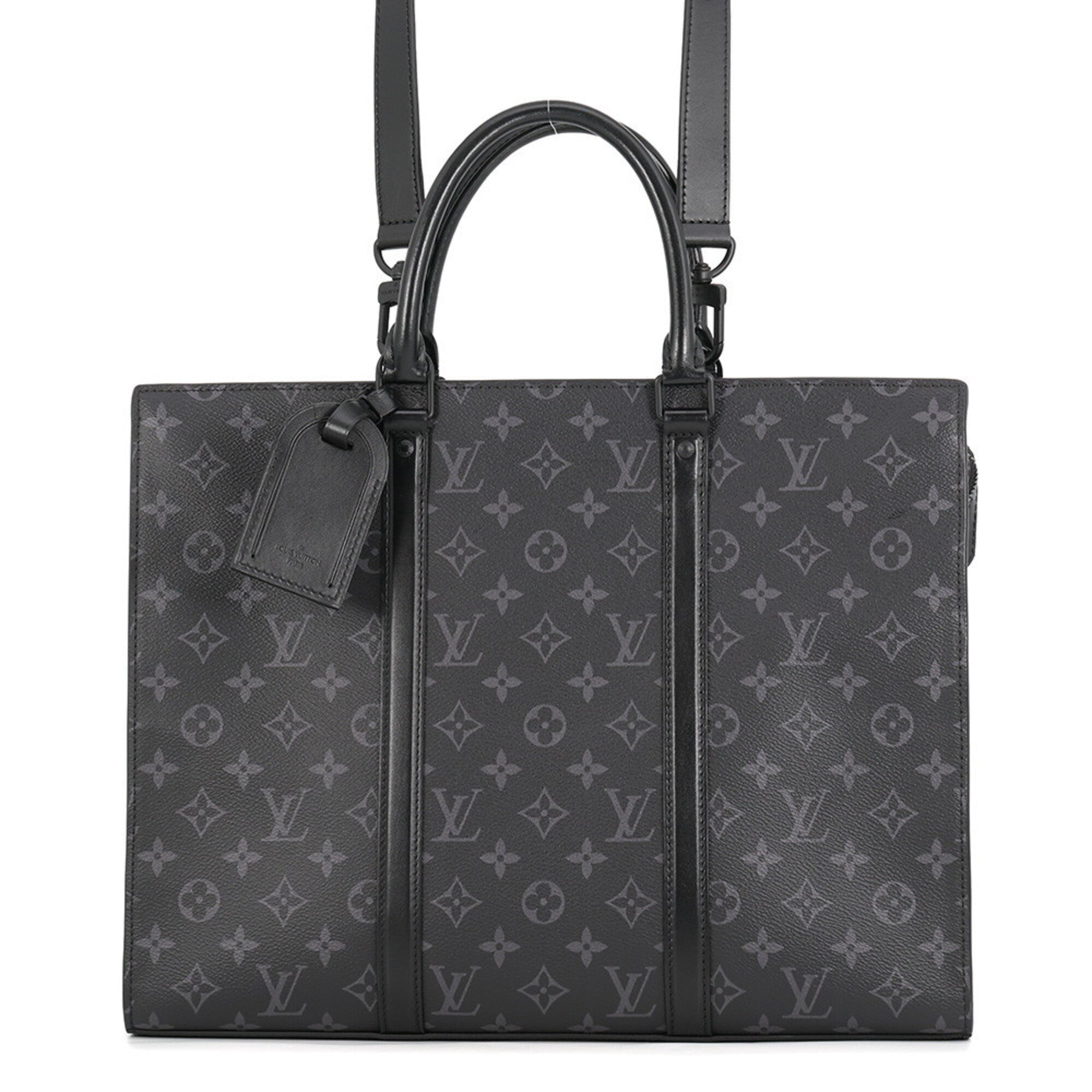 Louis Vuitton Monogram Eclipse Black Noir Monogram Eclipse Handbag Tote Bag (Pre-Owned)
