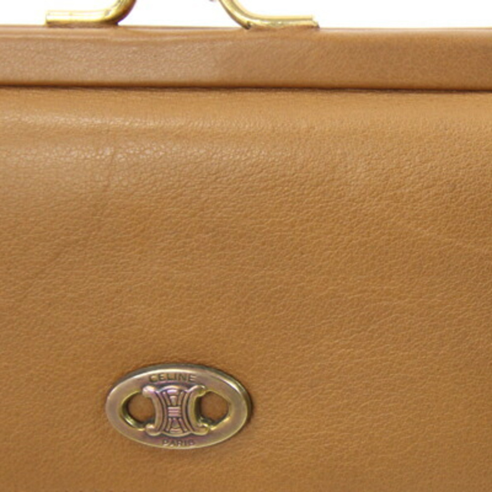 Celine Brown Leather Wallet (Tri-Fold) (Pre-Owned)