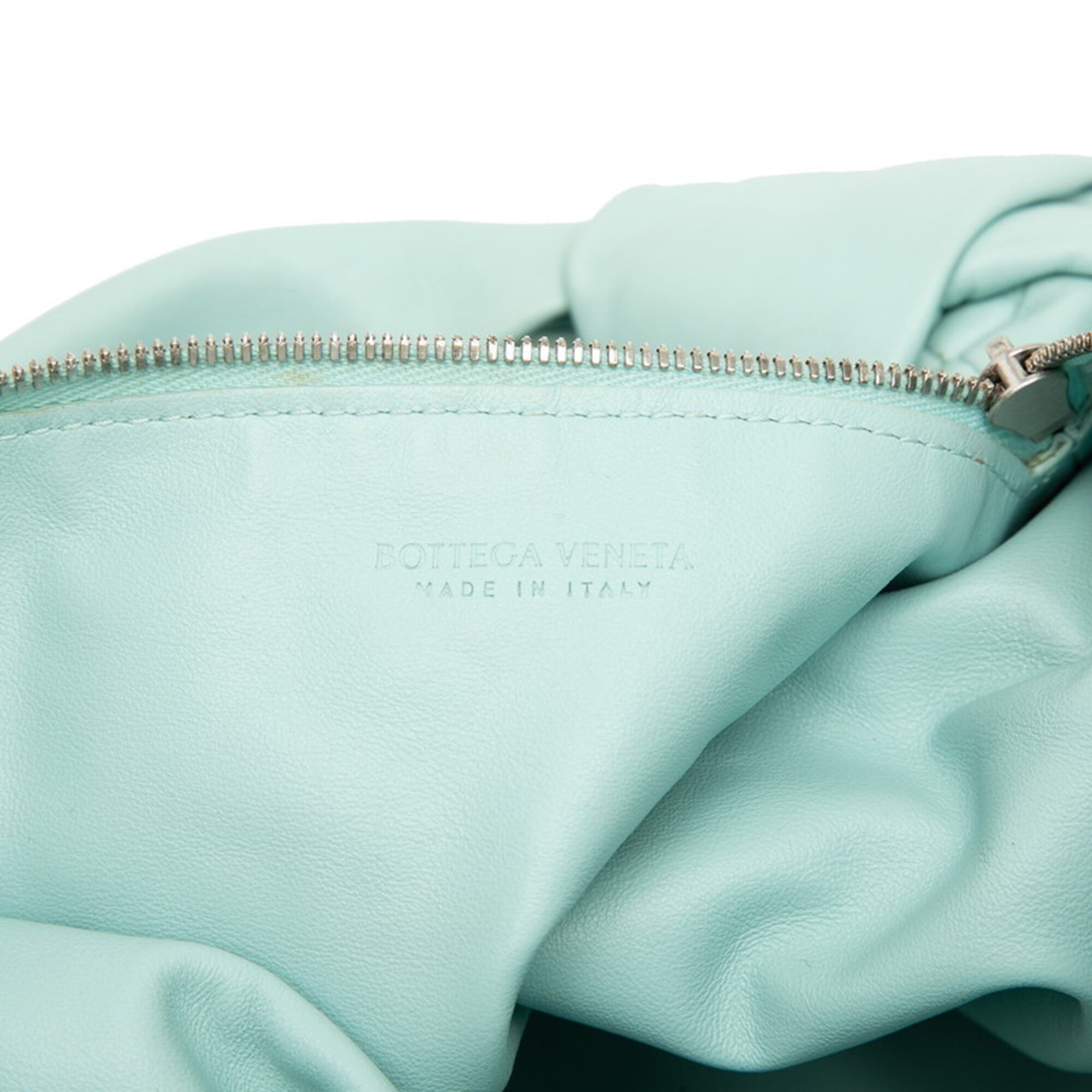 Bottega Veneta Blue Leather Handbag (Pre-Owned)