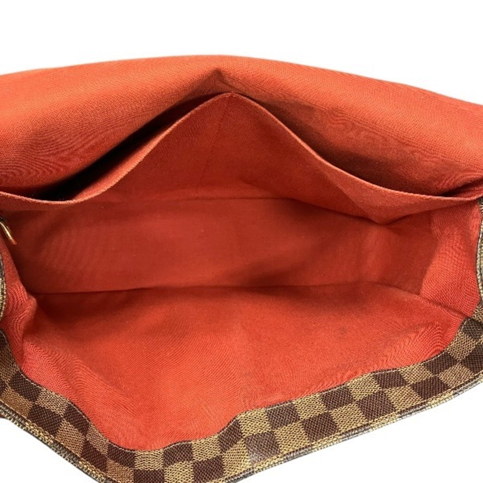 Louis Vuitton Brown Handbag Shoulder Bag (Pre-Owned)