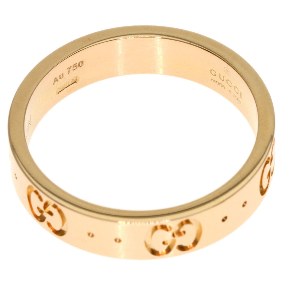 Gucci Pink Gold (18K) Band Ring (Pre-Owned)