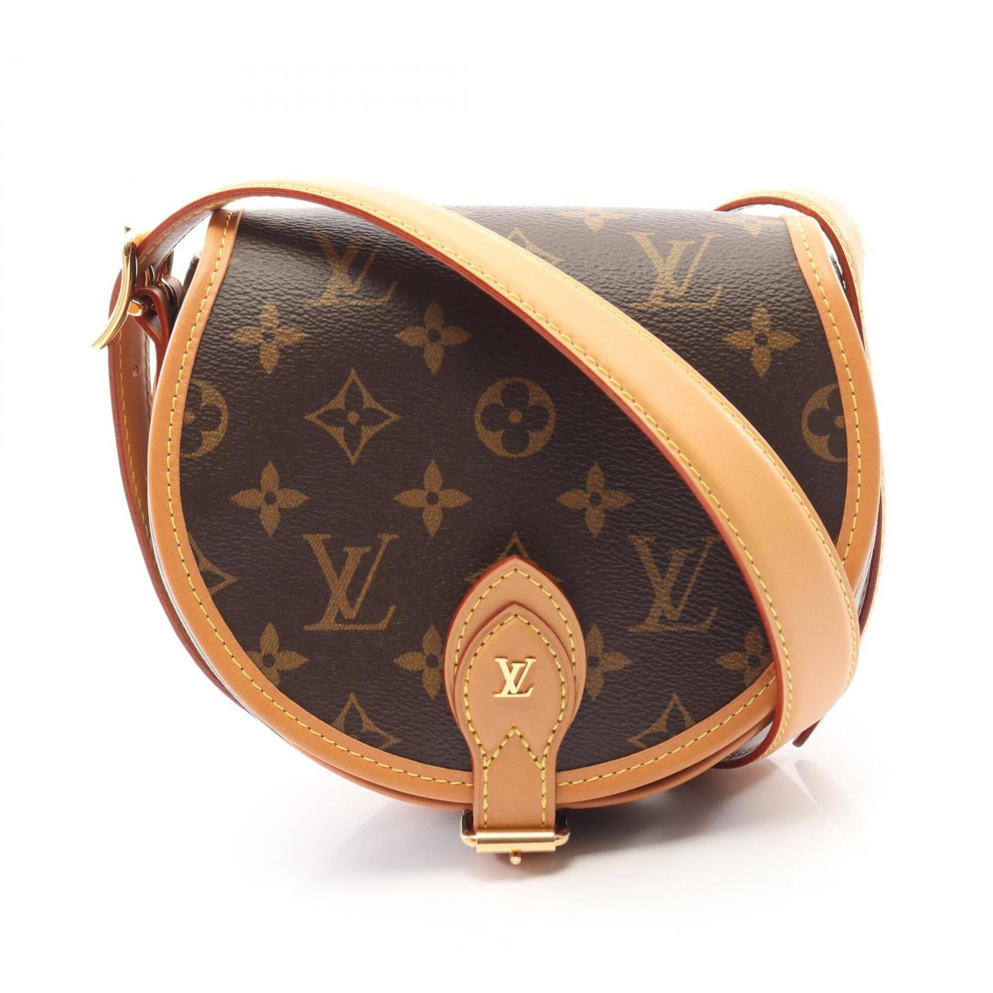 Louis Vuitton Brown Coated Canvas Pvc Monogram Leather Handbag Shoulder Bag (Pre-Owned)