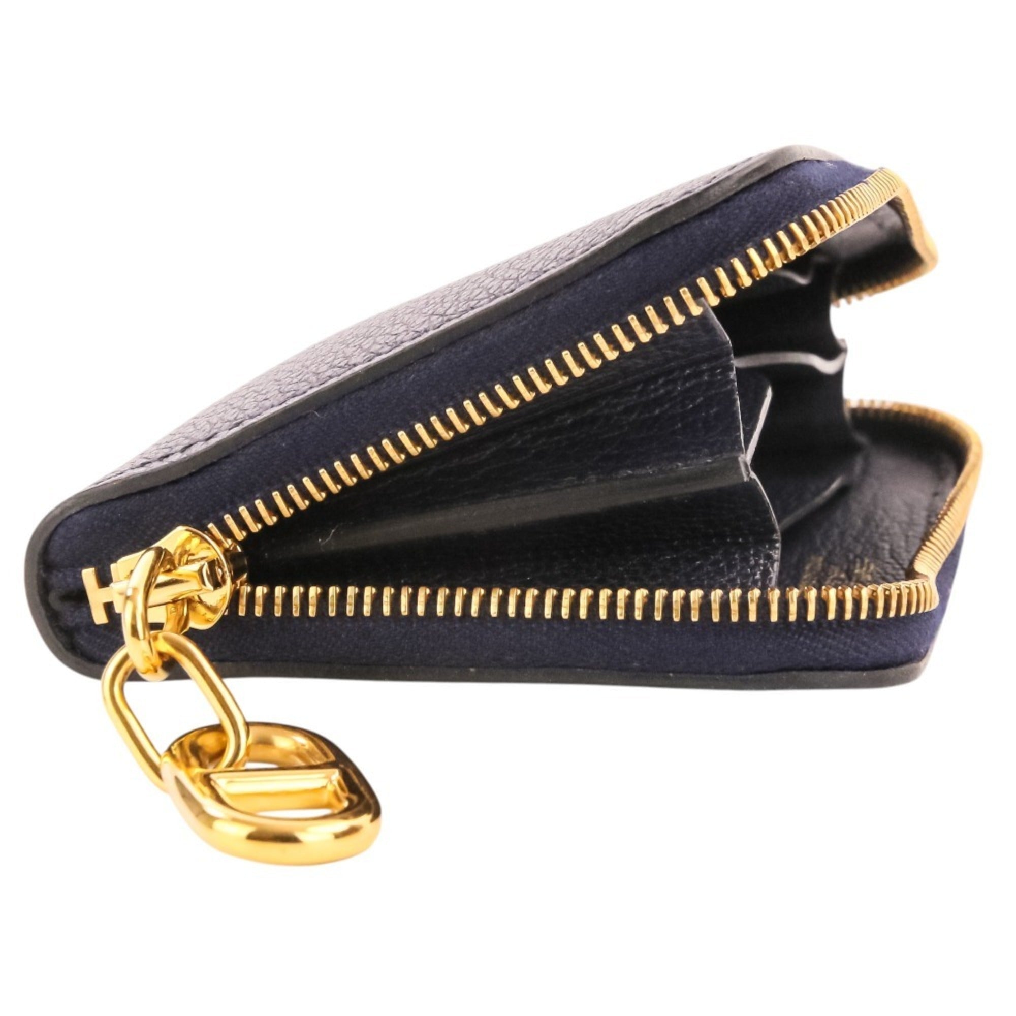 Hermes Blue Nuit Coin Purse/Coin Case (Pre-Owned)