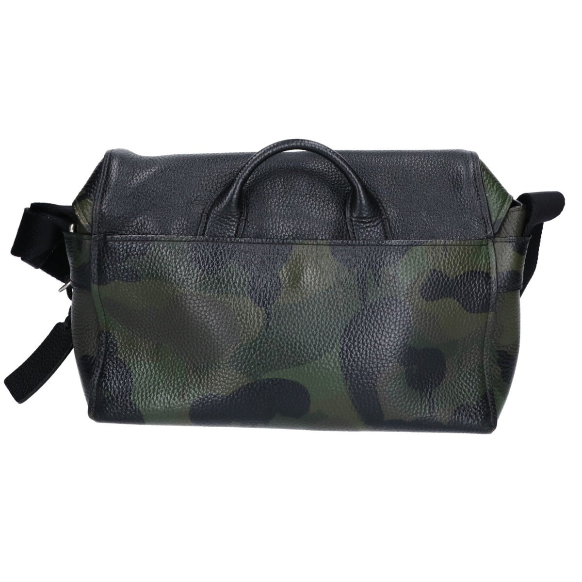 Coach Black Khaki Leather Shoulder Bag (Pre-Owned)