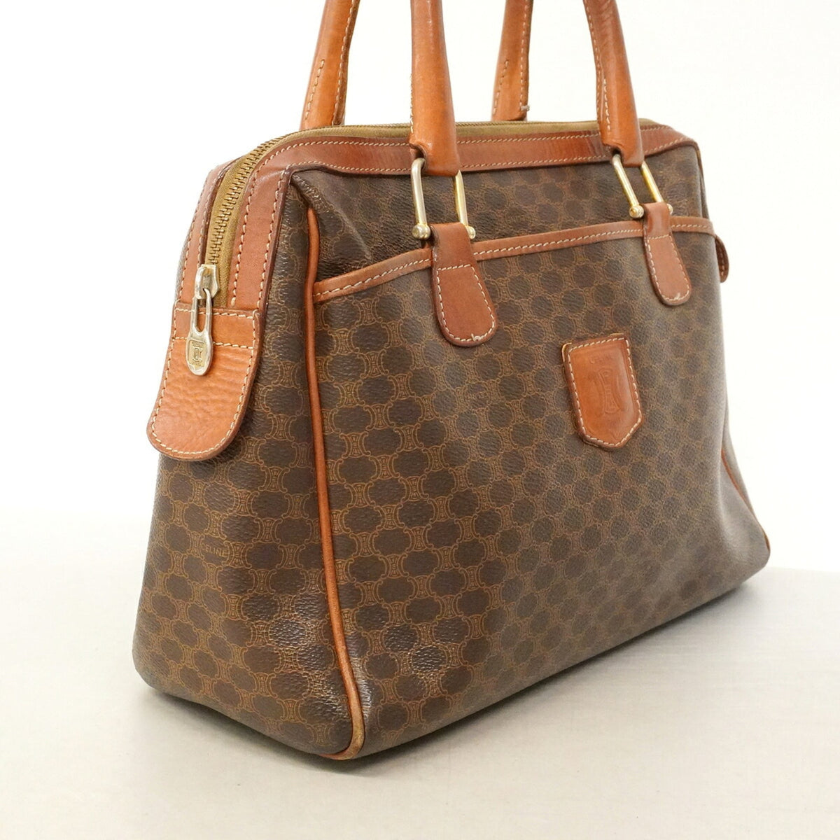 Celine Brown Pvc Handbag (Pre-Owned)