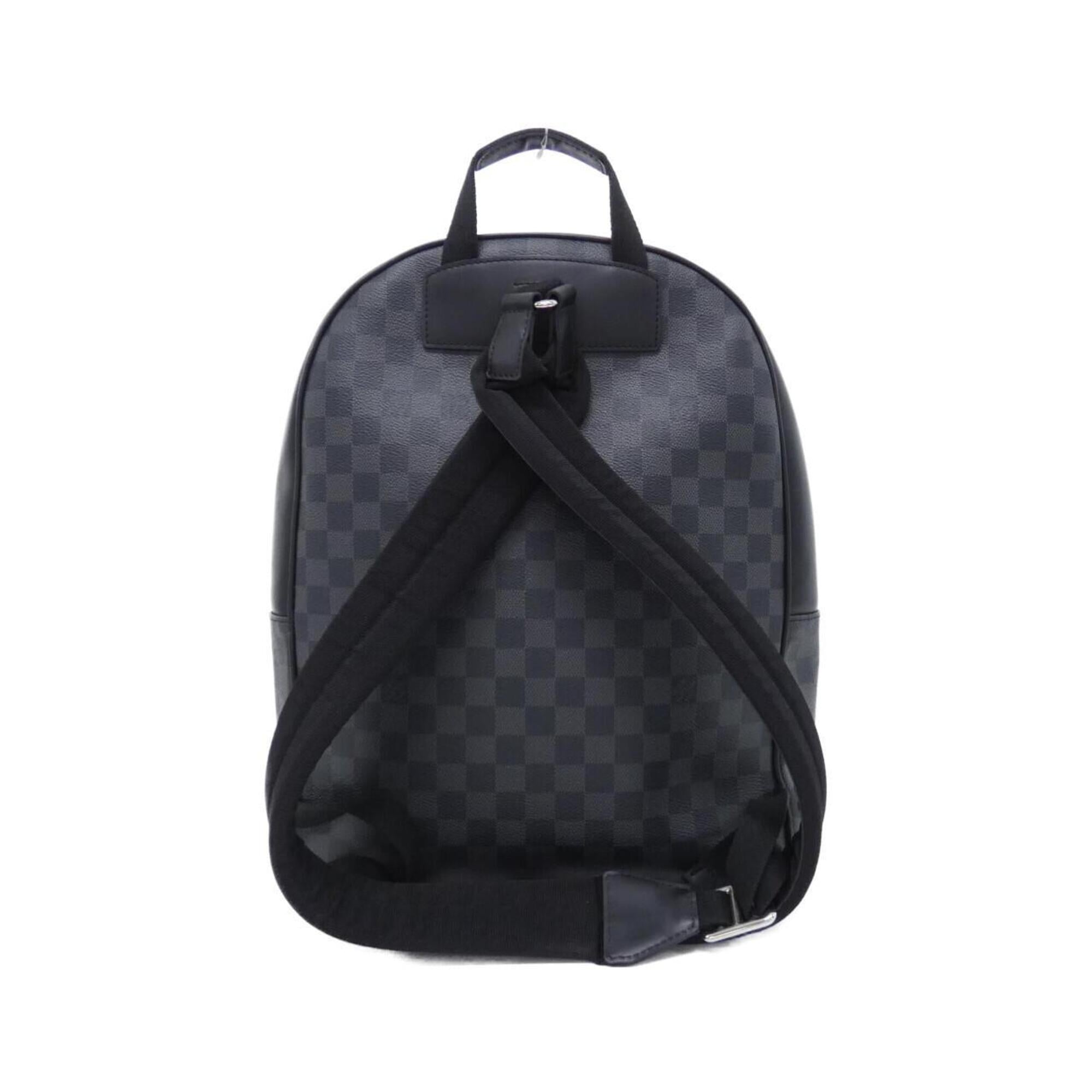 Louis Vuitton Damier Graphite Graphite Gray Coated Canvas Backpack (Pre-Owned)