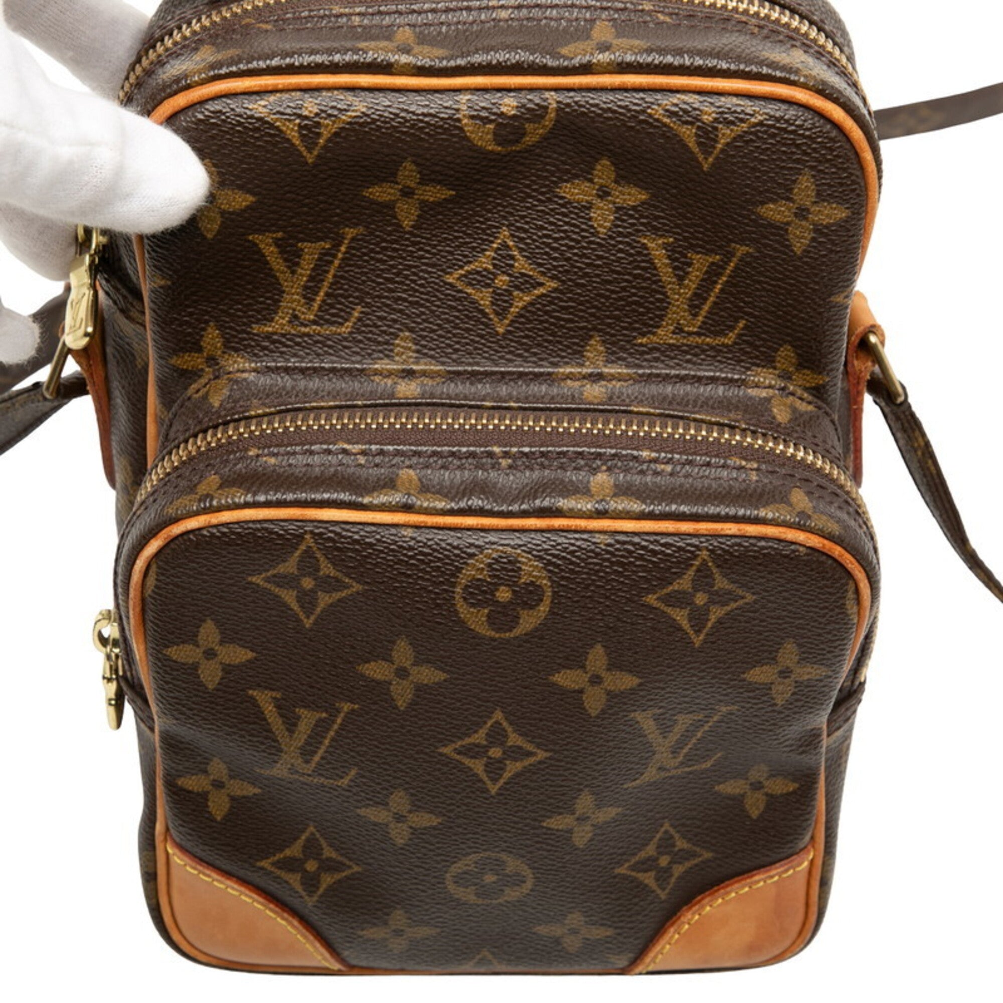 Louis Vuitton Brown Pvc Leather Shoulder Bag (Pre-Owned)