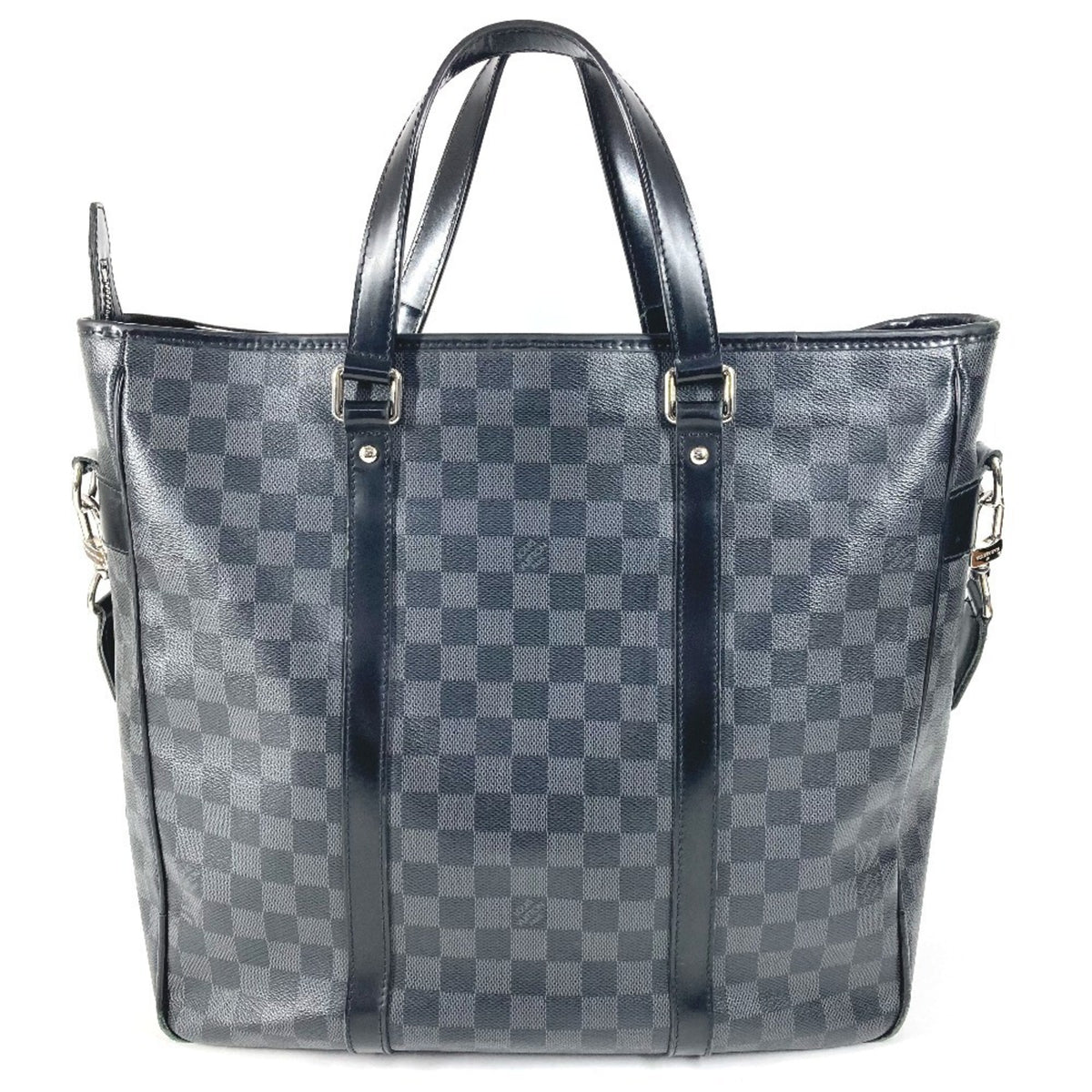Louis Vuitton Black Damier Graphite Canvas Shoulder Bag Tote Bag (Pre-Owned)