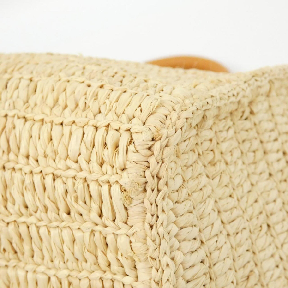 Louis Vuitton Beige Natural Raffia Boston Bag (Pre-Owned)