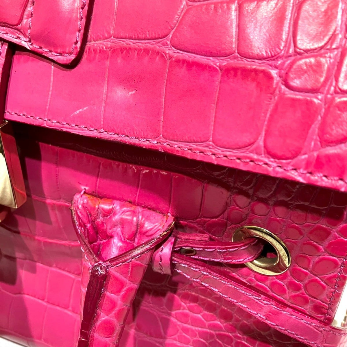 Jimmy Choo Pink Leather Handbag (Pre-Owned)