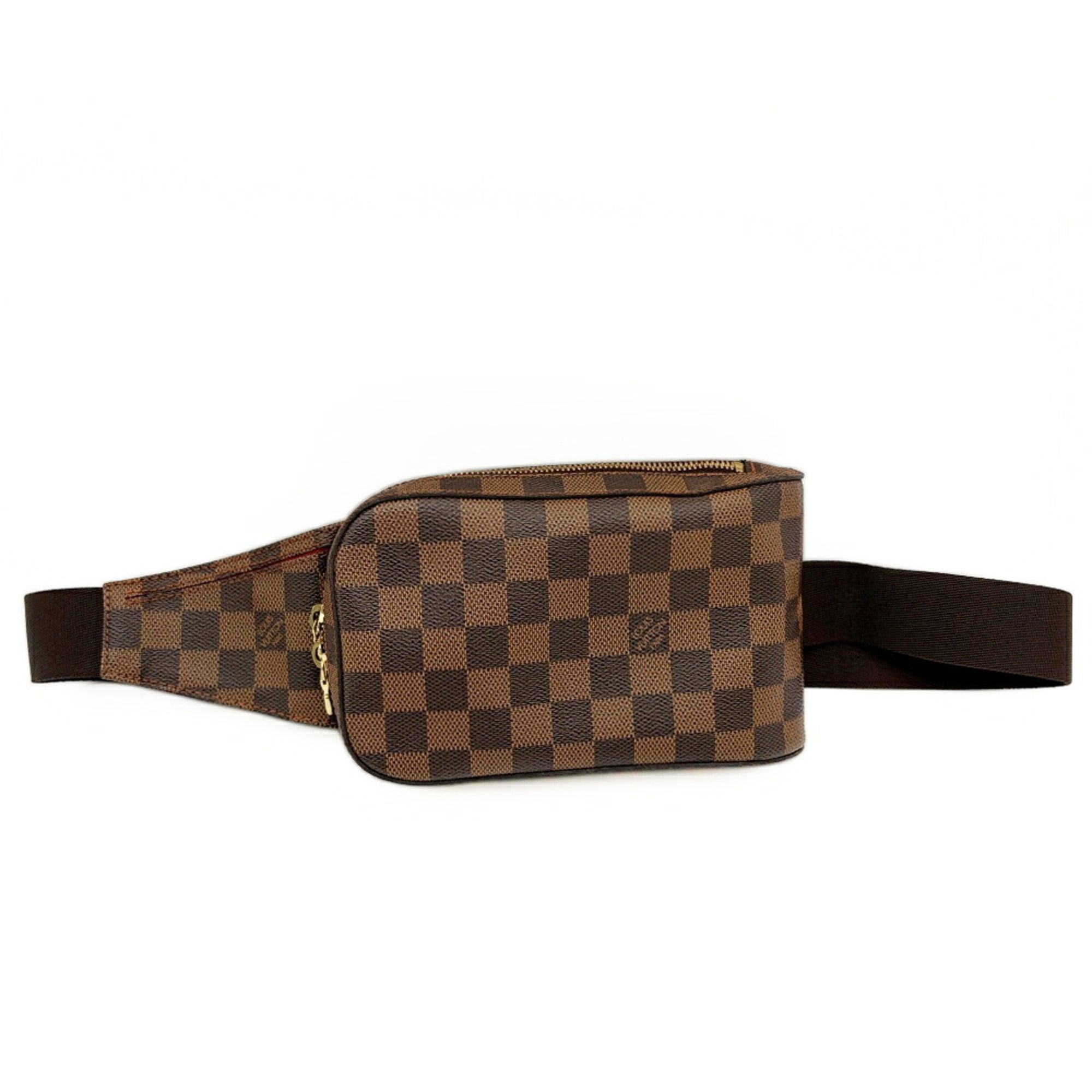 Louis Vuitton Damier Canvas Ebene Pvc Canvas Pouch Sling Bag (Pre-Owned)