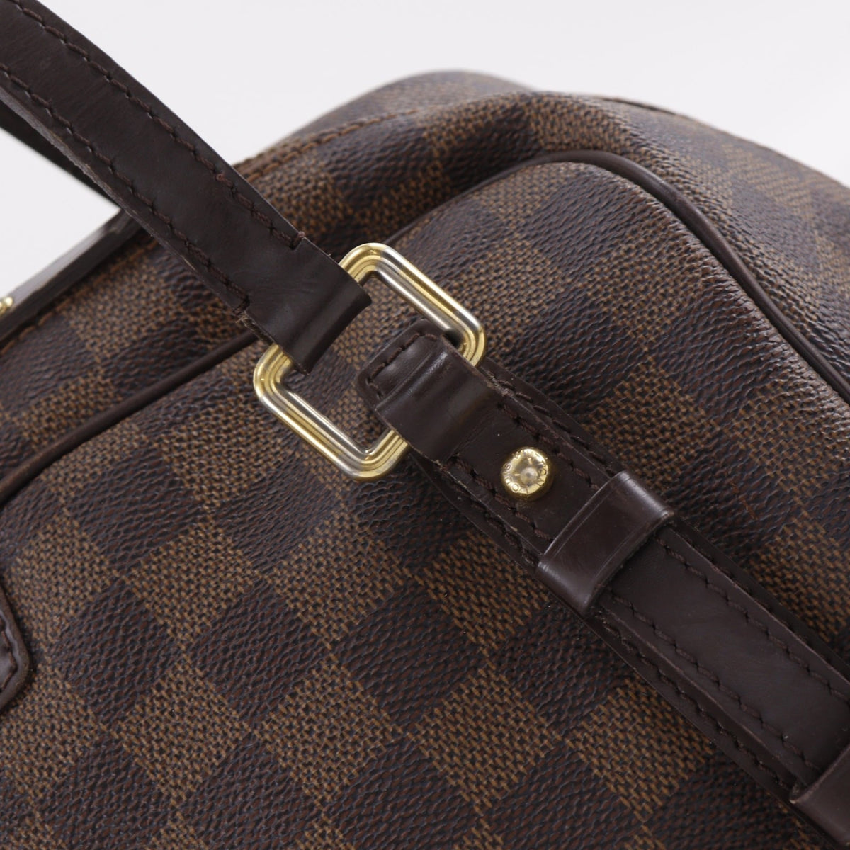 Louis Vuitton Damier Brown Damier Canvas Tote Bag (Pre-Owned)
