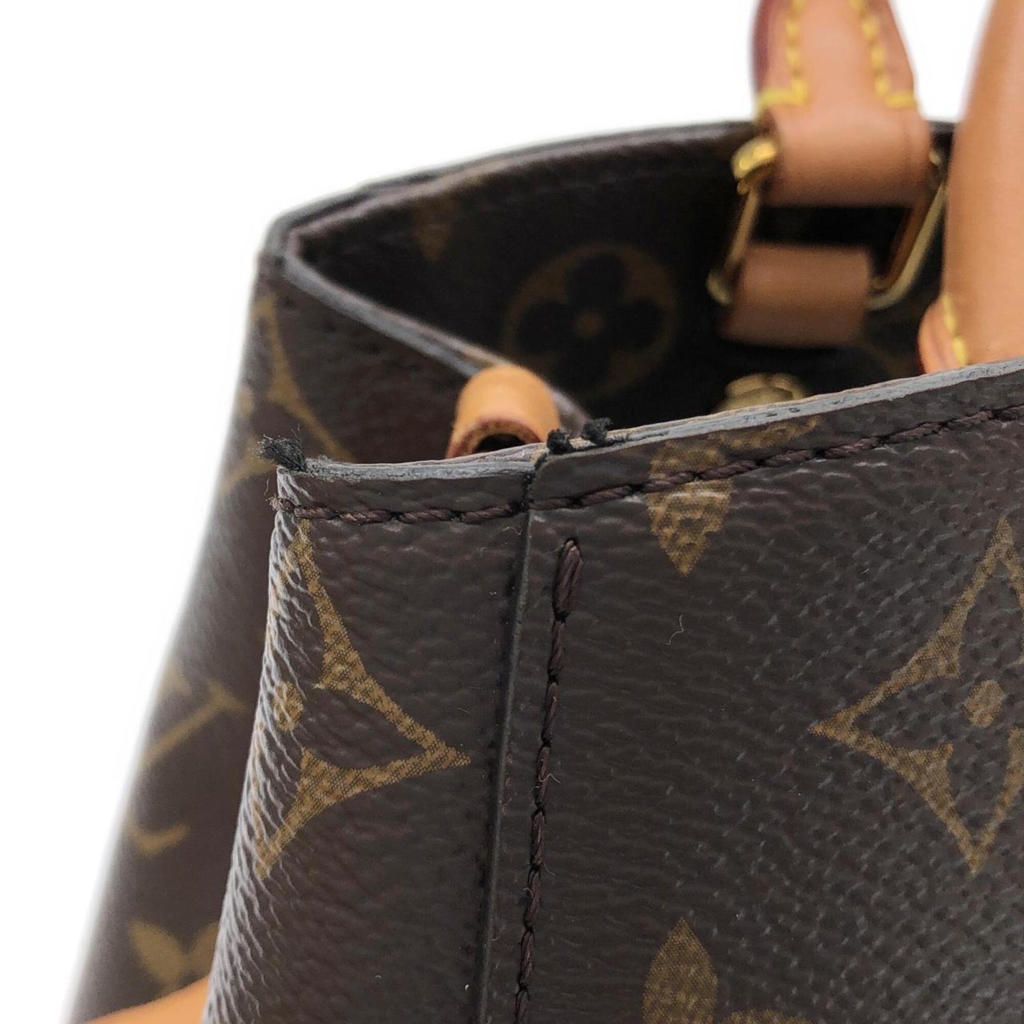 Louis Vuitton Marron Coated Canvas Handbag (Pre-Owned)
