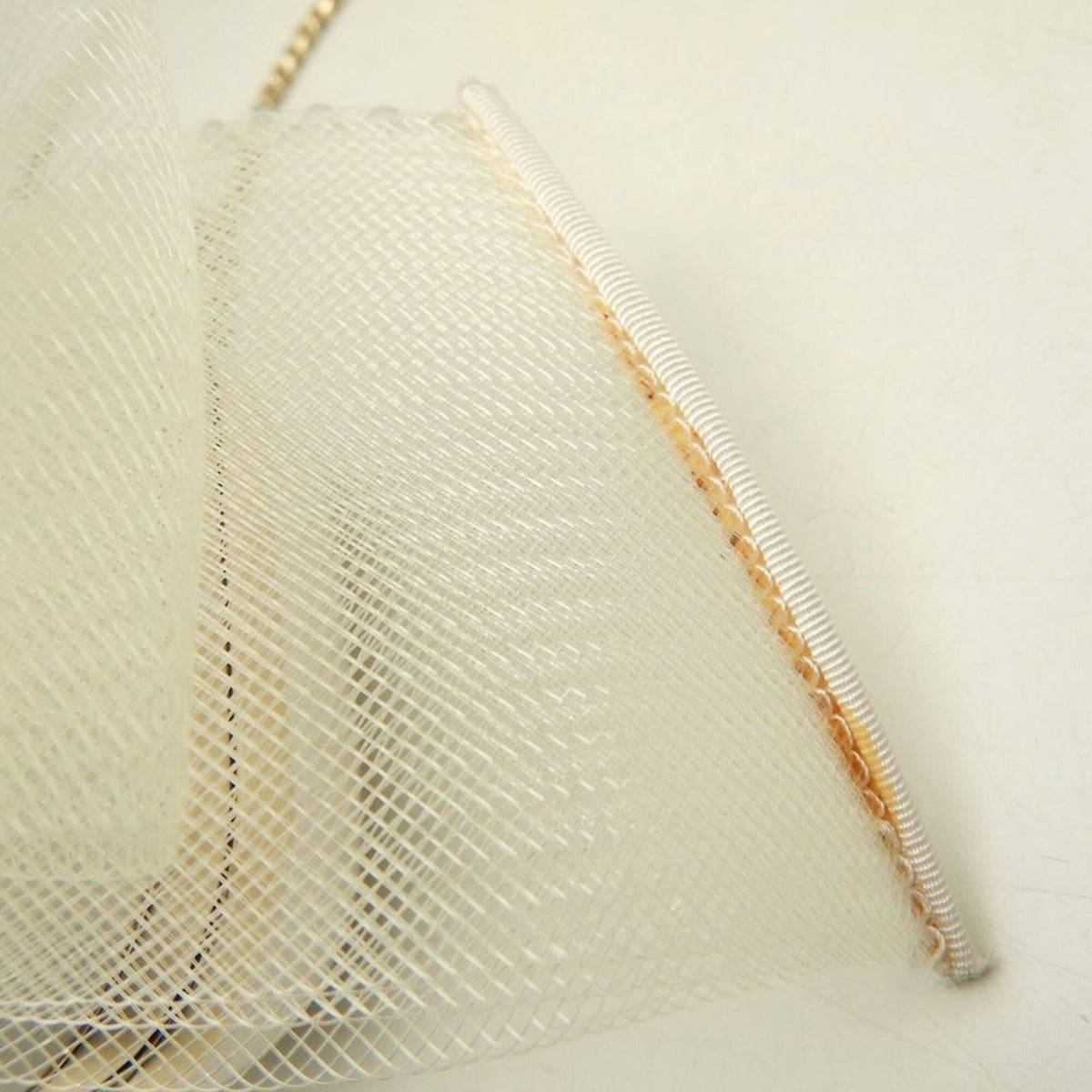 Jimmy Choo Off-White Satin Clutch Bag (Pre-Owned)