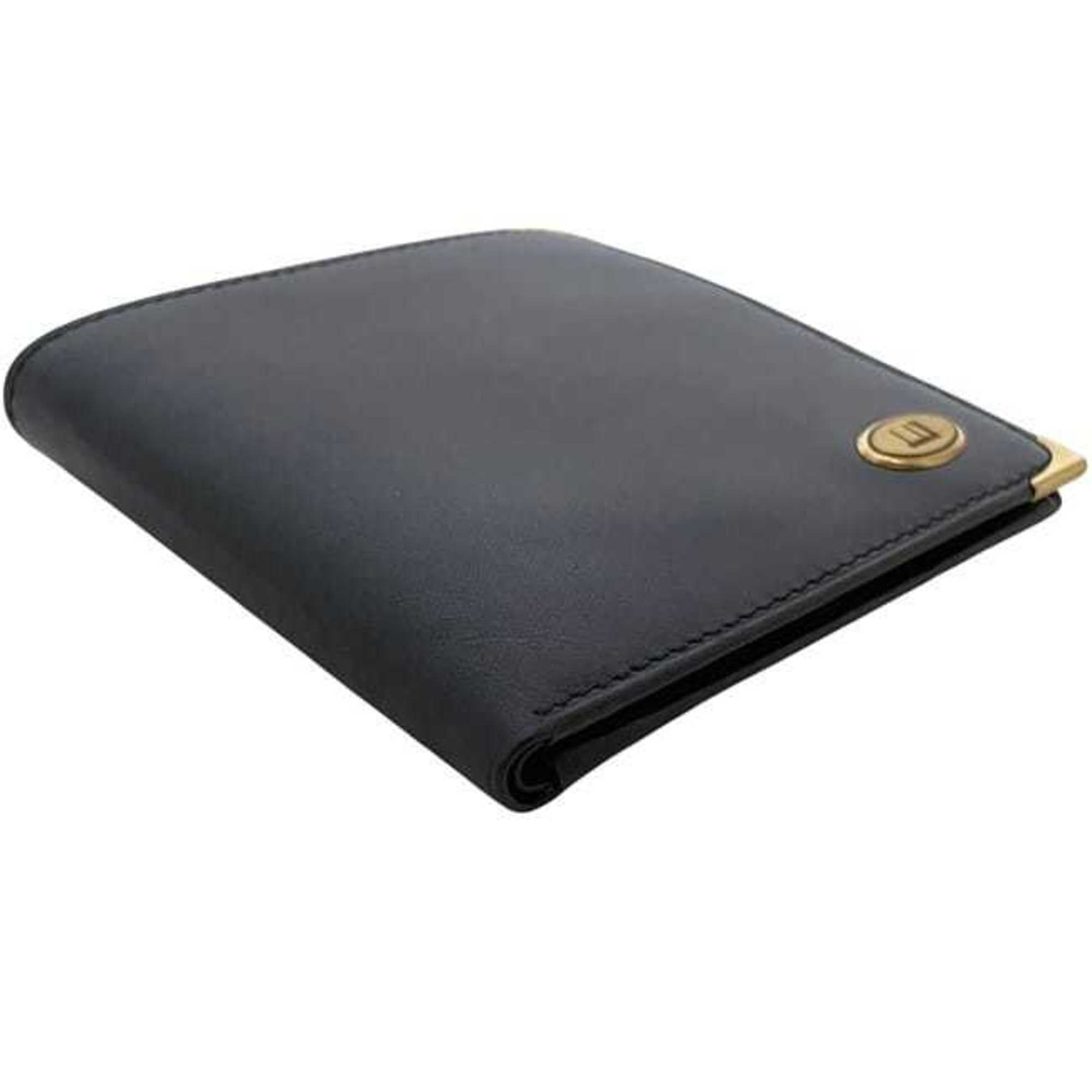Dunhill Black Leather Wallet (Bi-Fold) (Pre-Owned)