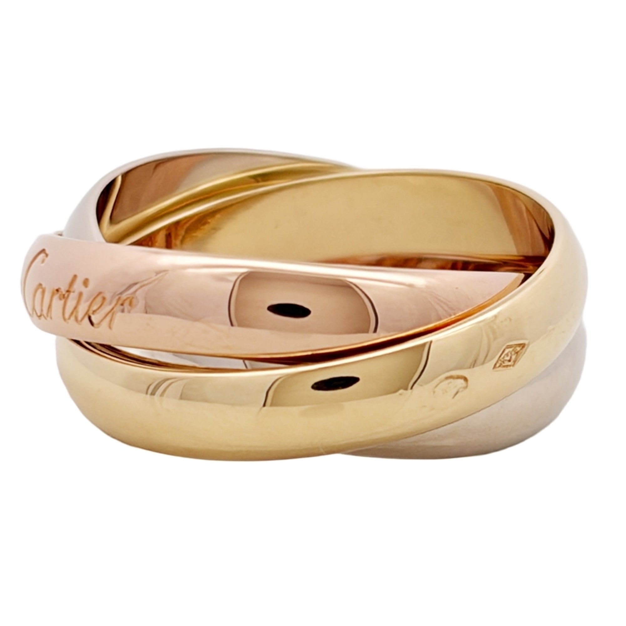 Cartier Trinity Yellow Gold (18K) Pink Gold (18K) White Gold (18K) Band Ring (Pre-Owned)