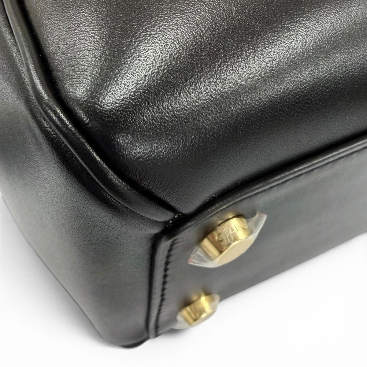 Celine Black Leather Handbag Shoulder Bag (Pre-Owned)