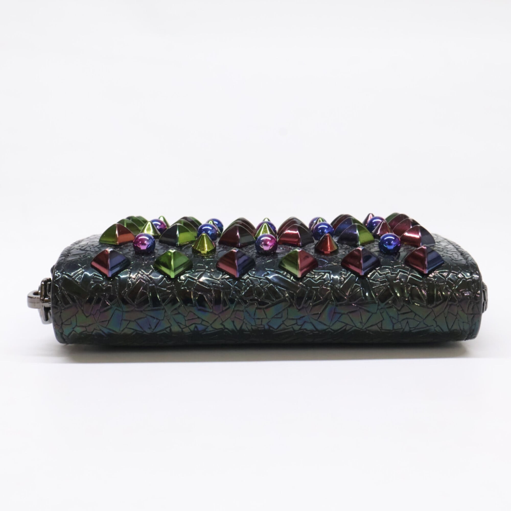 Christian Louboutin Black Multi-Color Coin Purse/Coin Case (Pre-Owned)