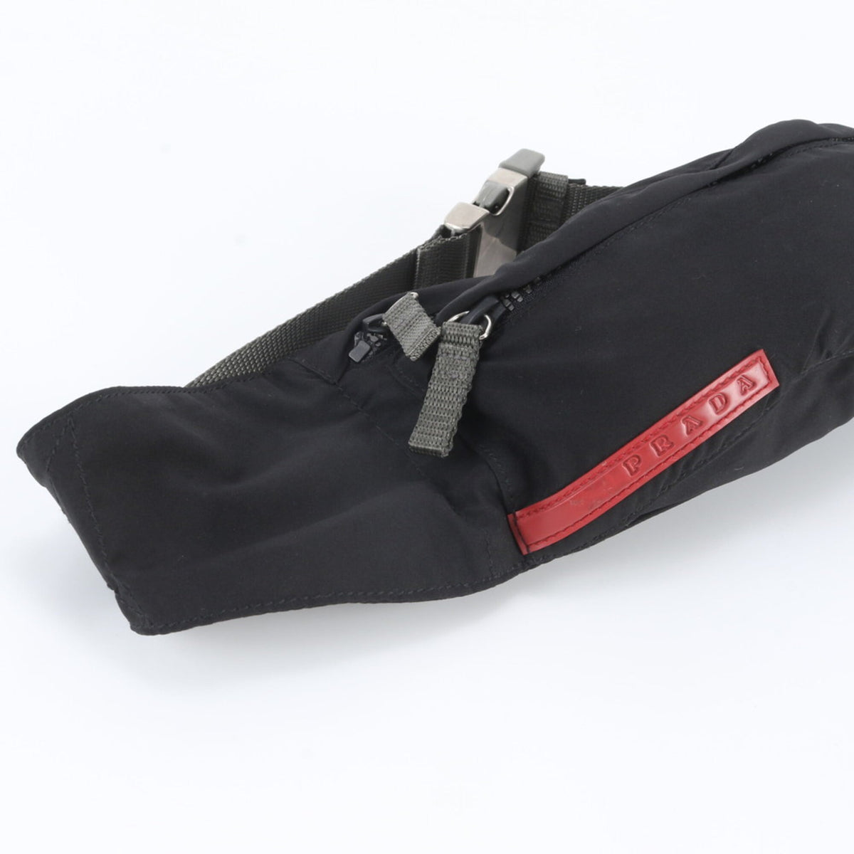 Pradasports Black Pouch Shoulder Bag Sling Bag (Pre-Owned)