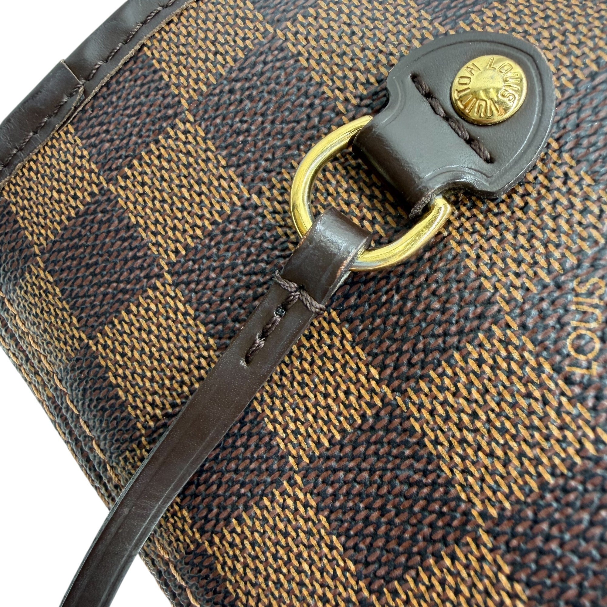 Louis Vuitton Damier Brown Damier Canvas Shoulder Bag Tote Bag (Pre-Owned)