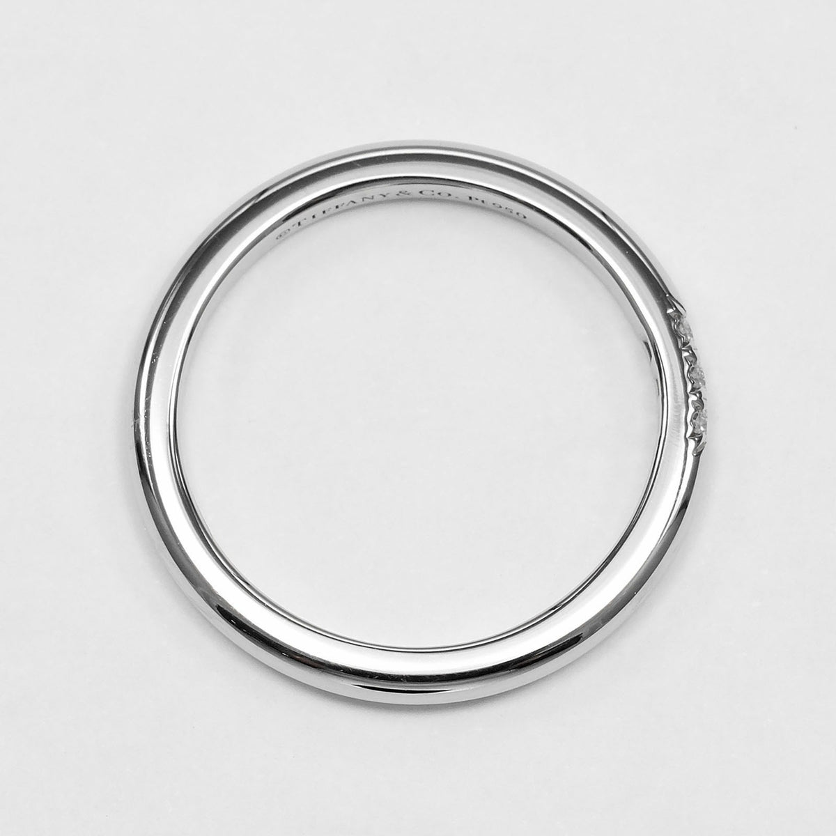 Tiffany Platinum 950 Band Ring (Pre-Owned)