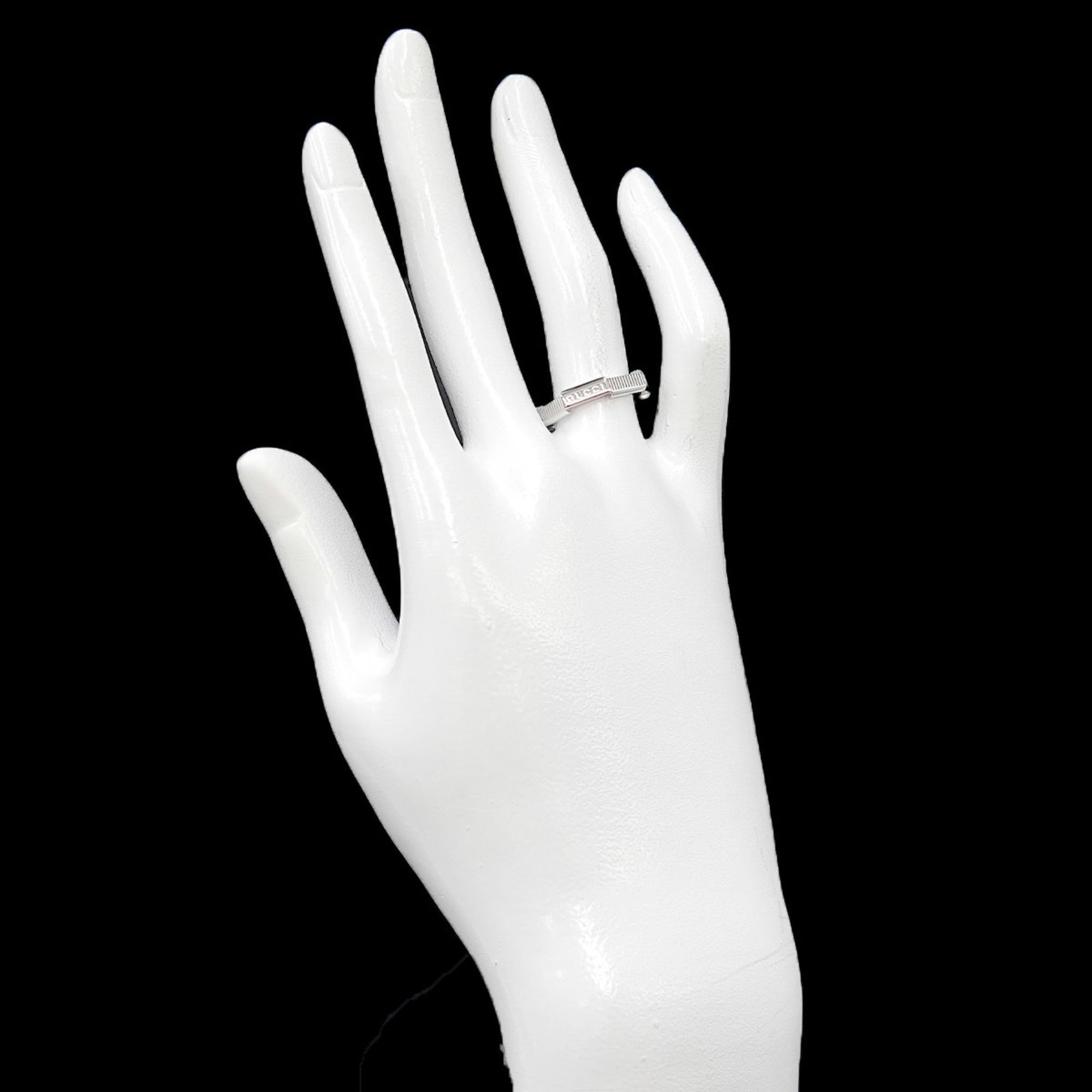 Gucci White Gold (18K) Band Ring (Pre-Owned)