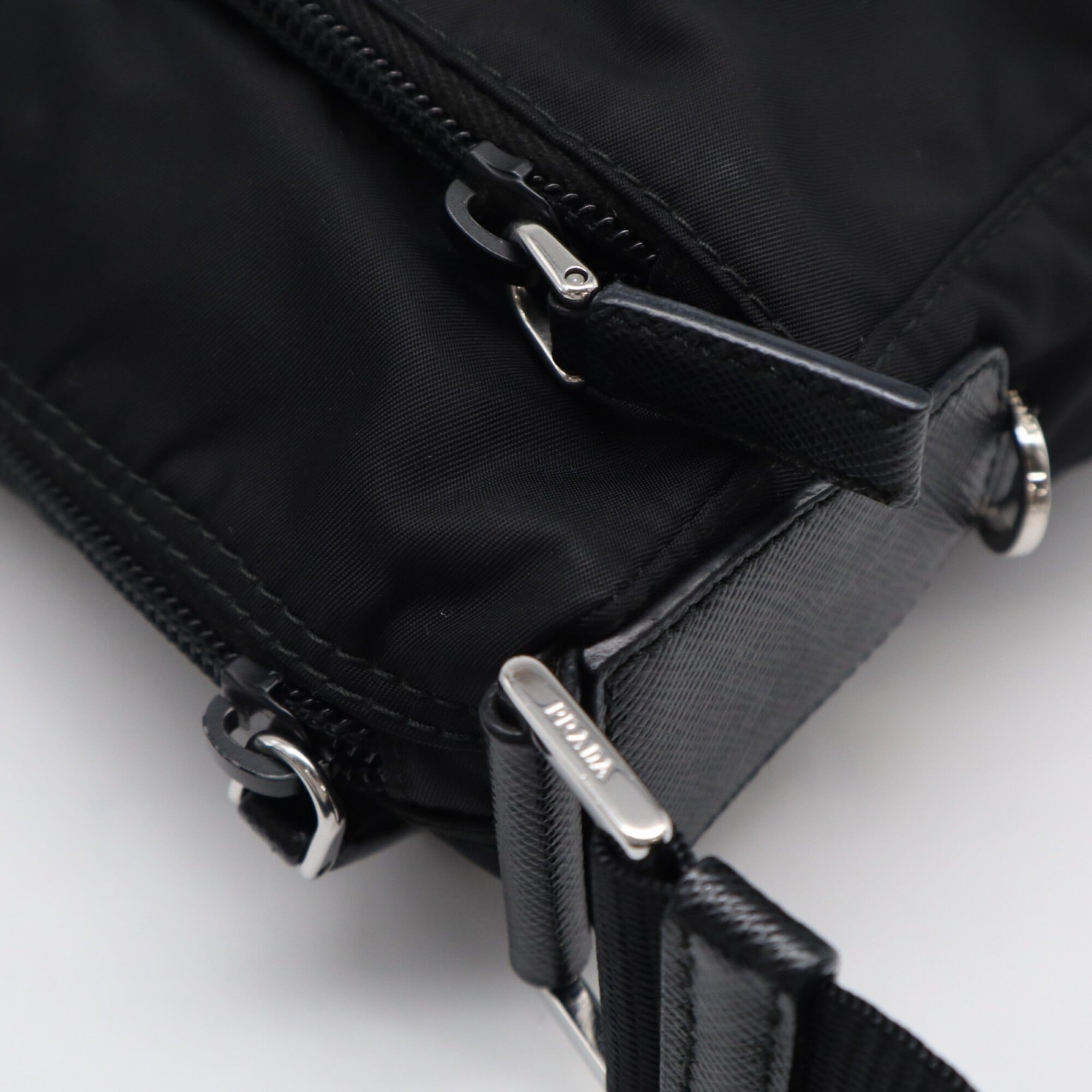 Prada Black Nylon Shoulder Bag (Pre-Owned)