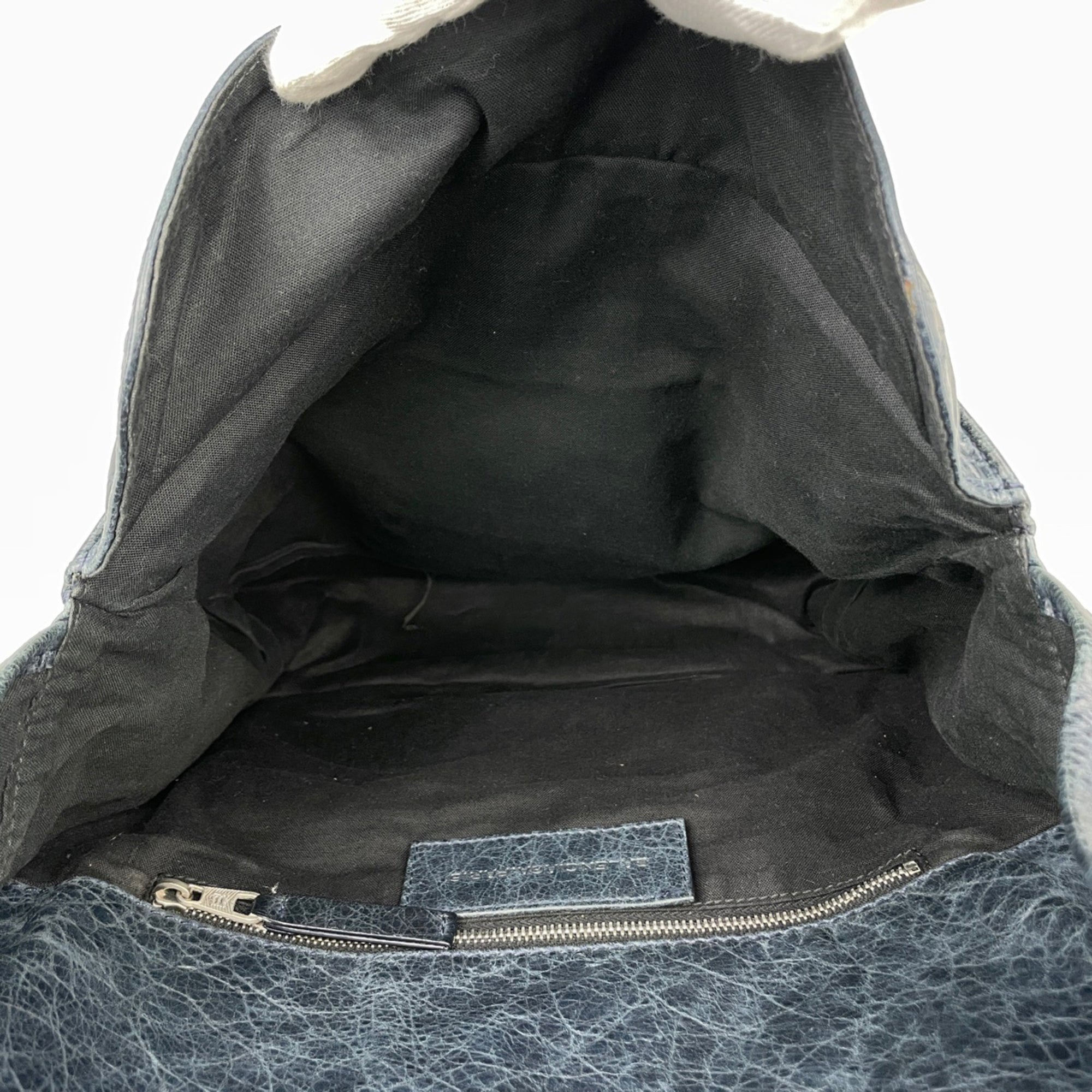 Balenciaga Navy Leather Shoulder Bag (Pre-Owned)