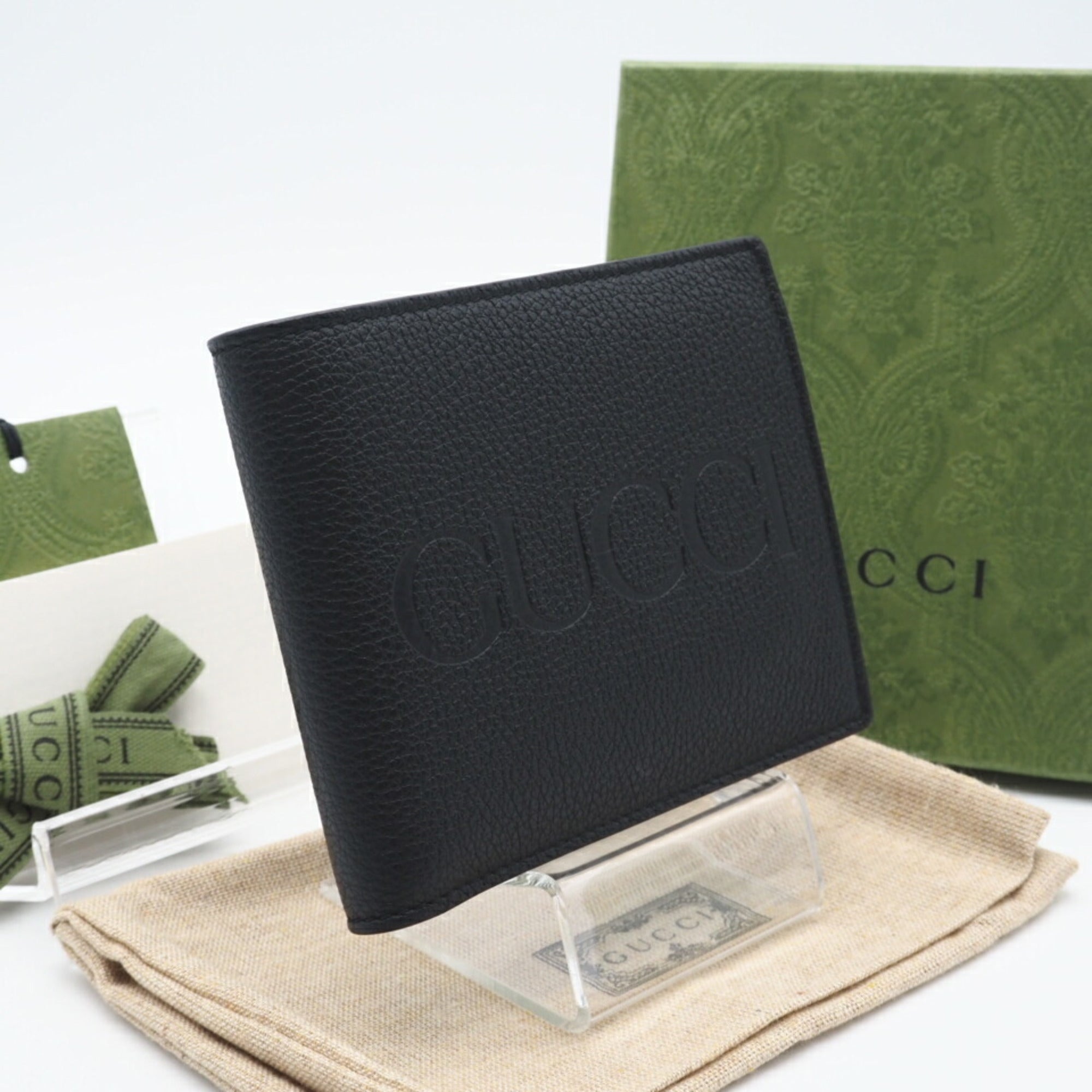 Gucci Black Leather Wallet (Bi-Fold) (Pre-Owned)