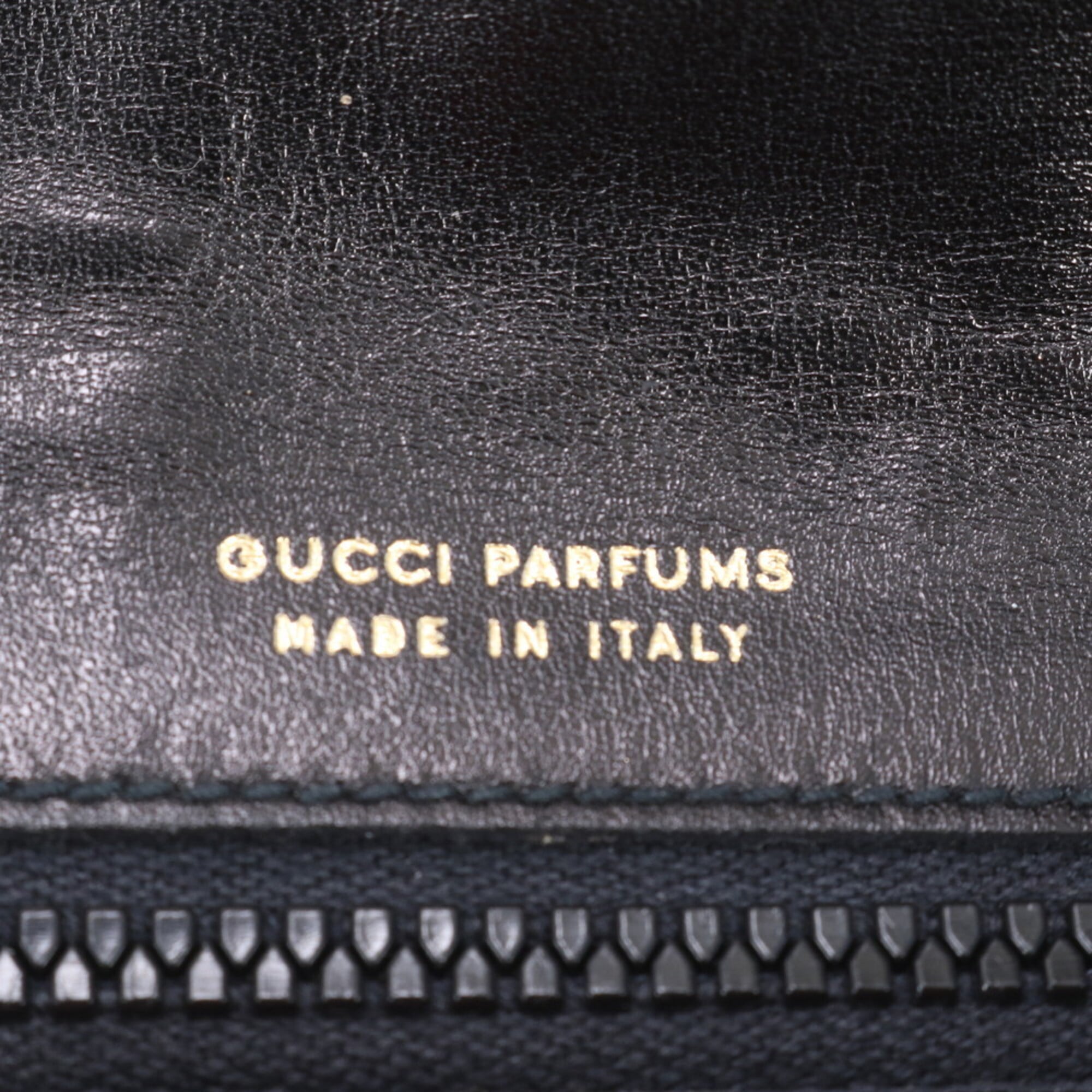 Gucci Black Green Red Color Leather Canvas Clutch Bag Handbag Tote Bag (Pre-Owned)