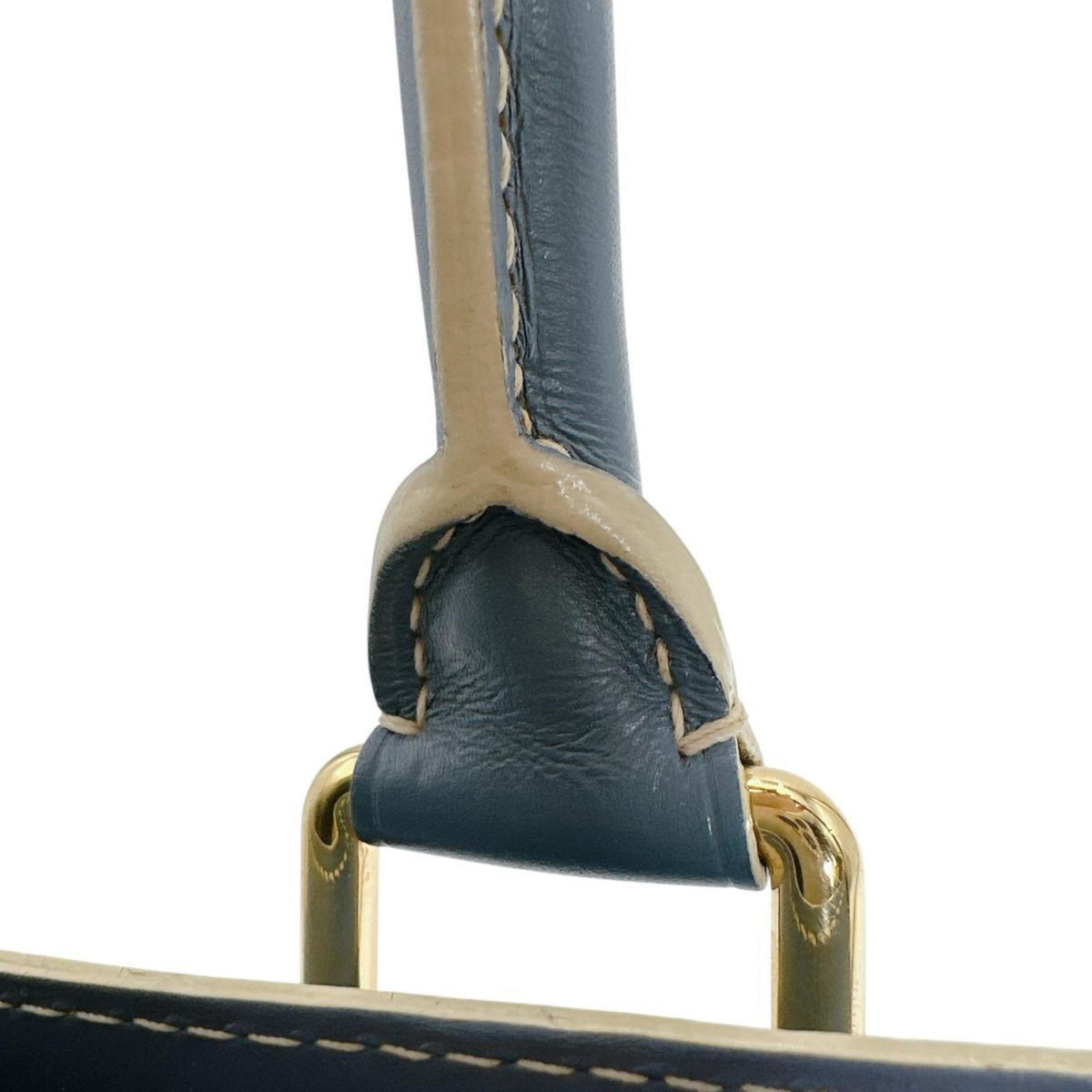 Louis Vuitton Blue Leather Handbag (Pre-Owned)