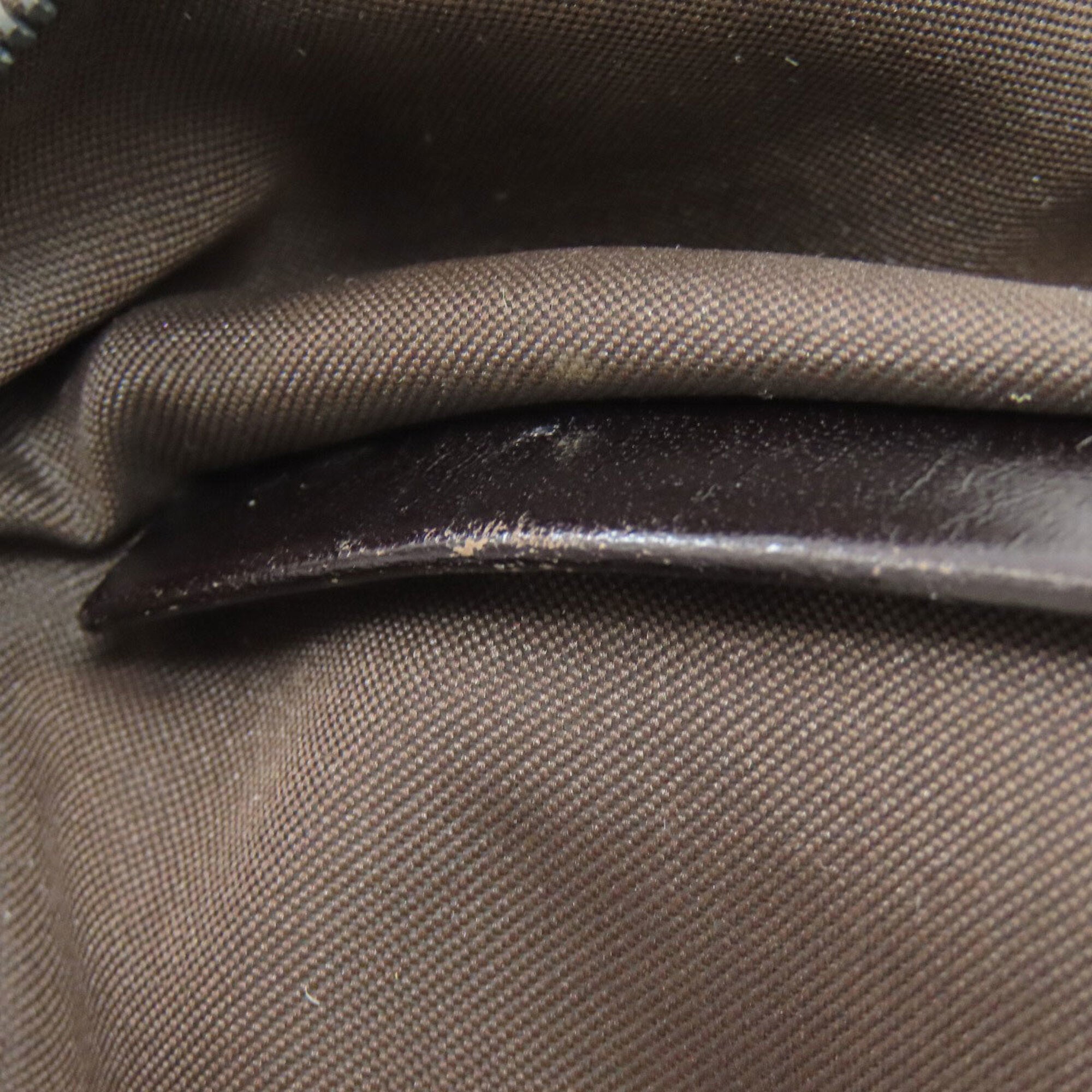 Fendi Dark Brown Canvas Tote Bag (Pre-Owned)
