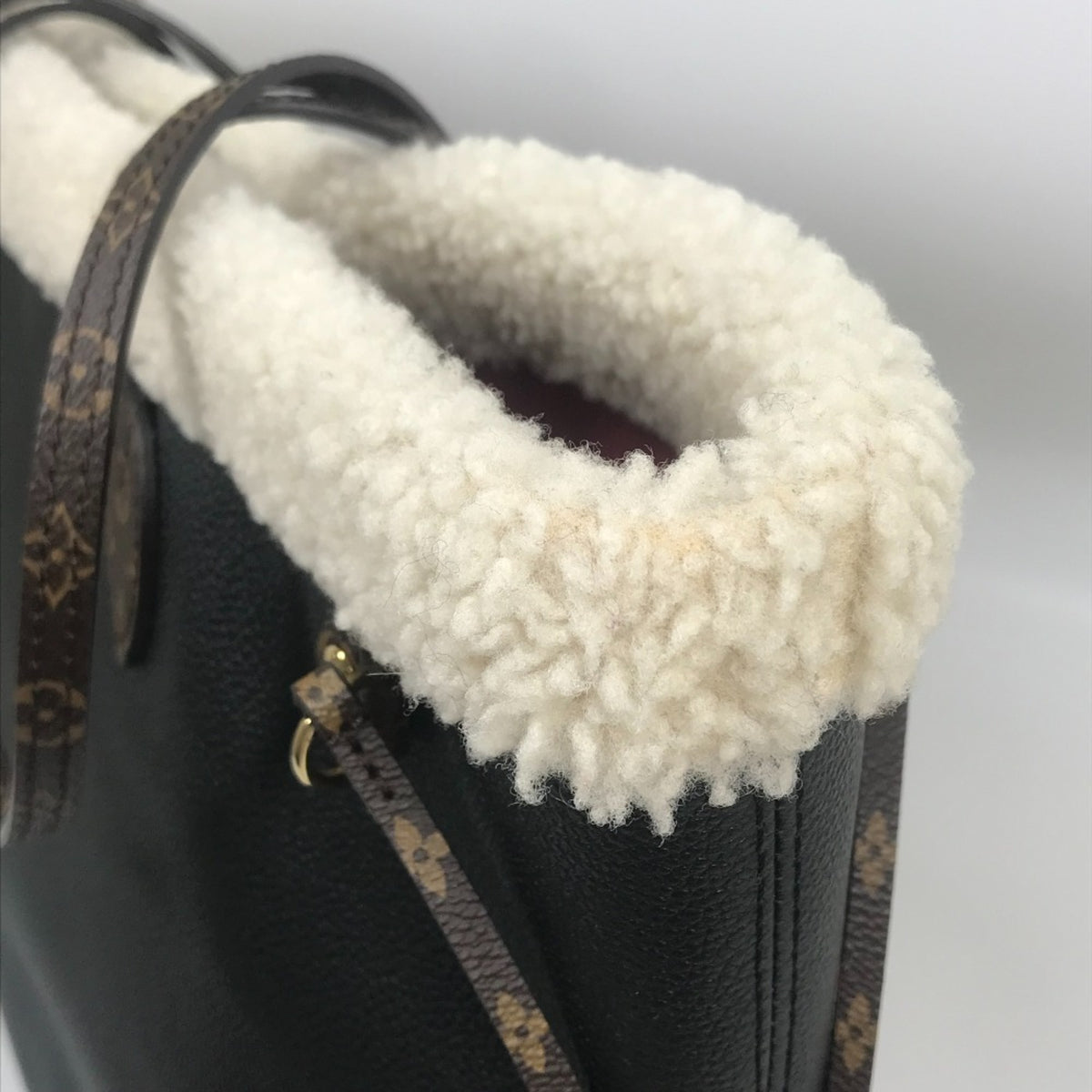 Louis Vuitton Black Monogram Monogram Leather Shoulder Bag Tote Bag (Pre-Owned)