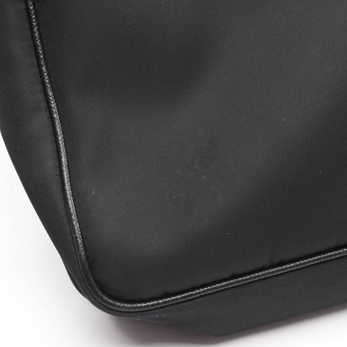 Prada Black Nylon Saffiano Triangle Shoulder Bag (Pre-Owned)