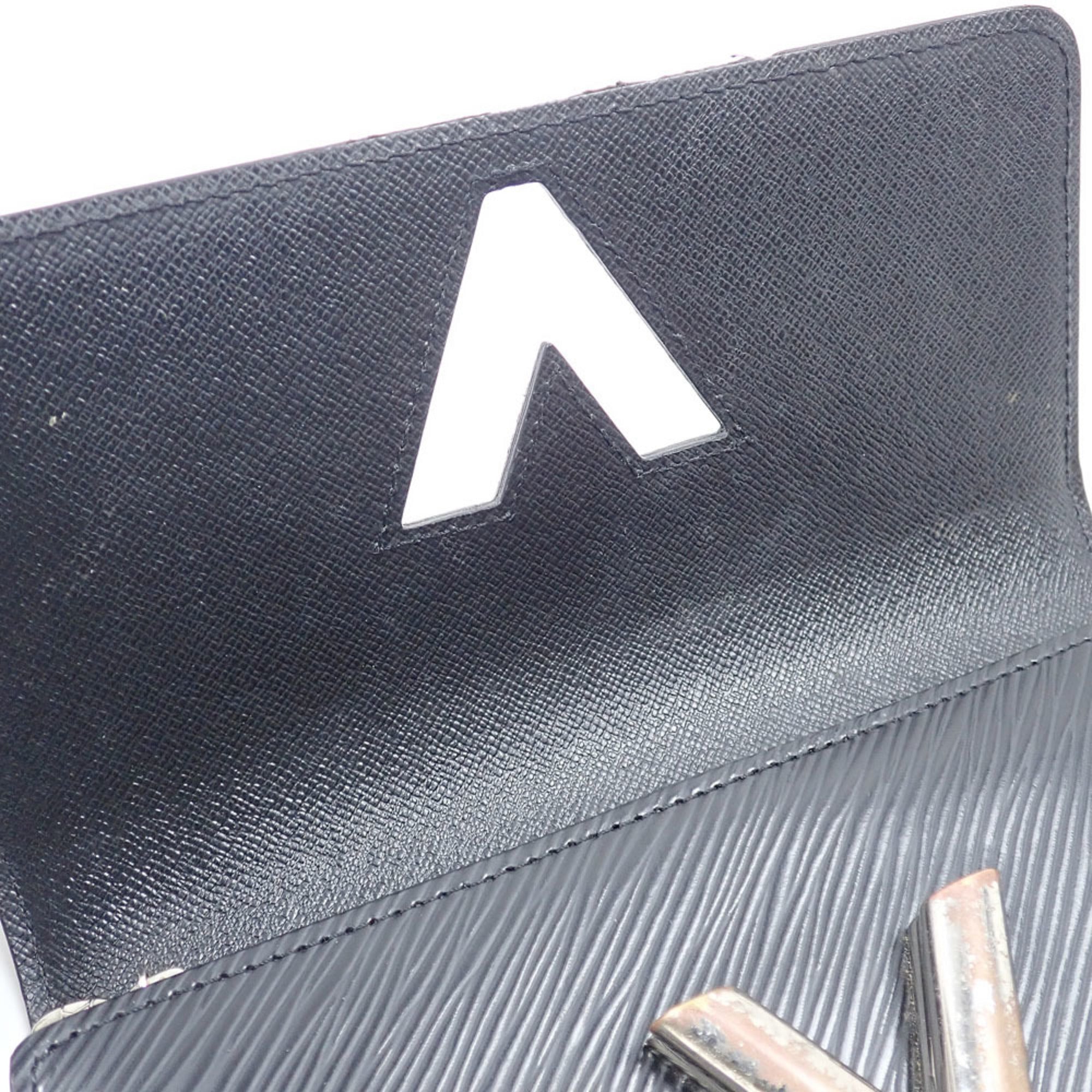 Louis Vuitton Epi Noir Epi Leather Long Wallet (Bi-Fold) (Pre-Owned)