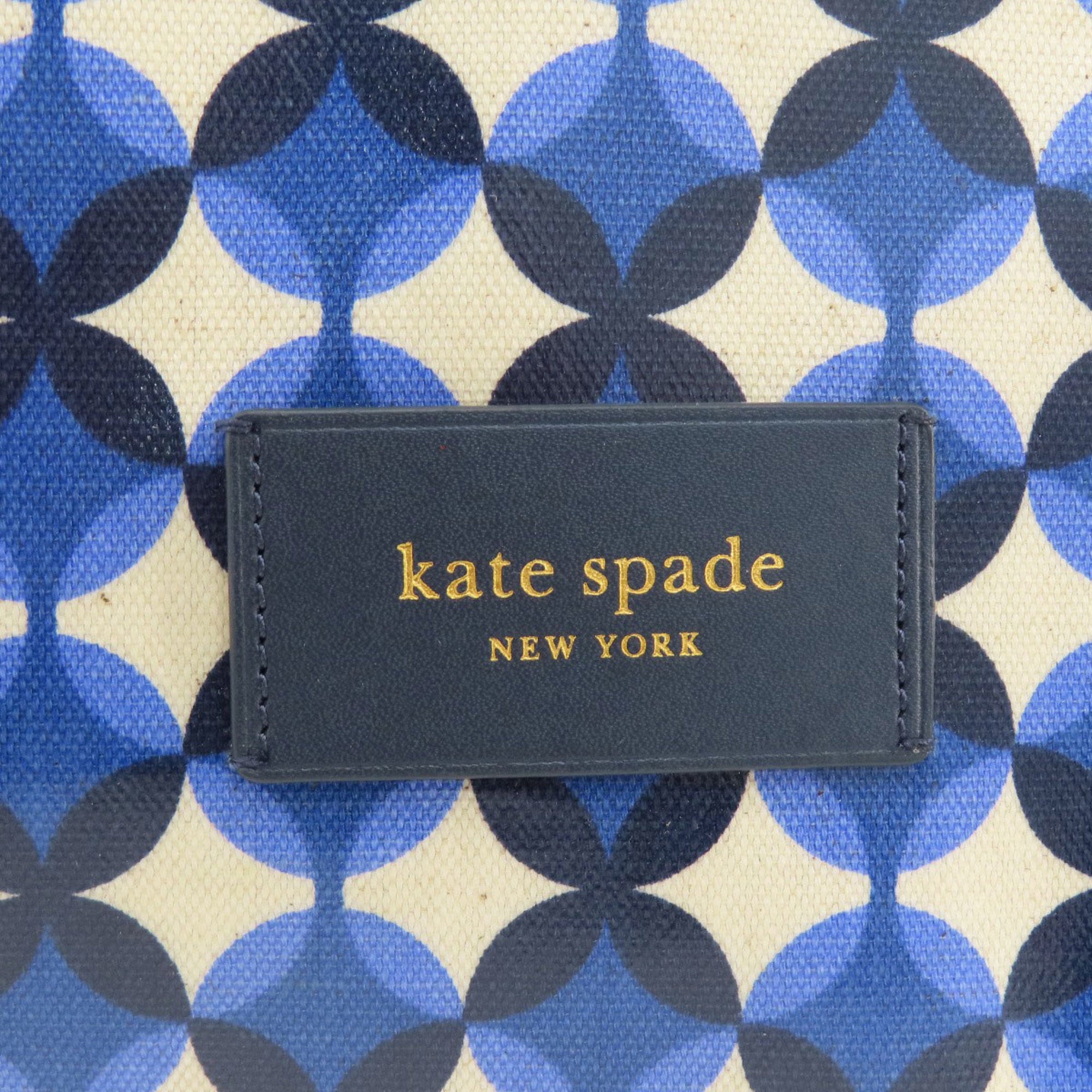 Kate Spade Blue Pvc Tote Bag (Pre-Owned)