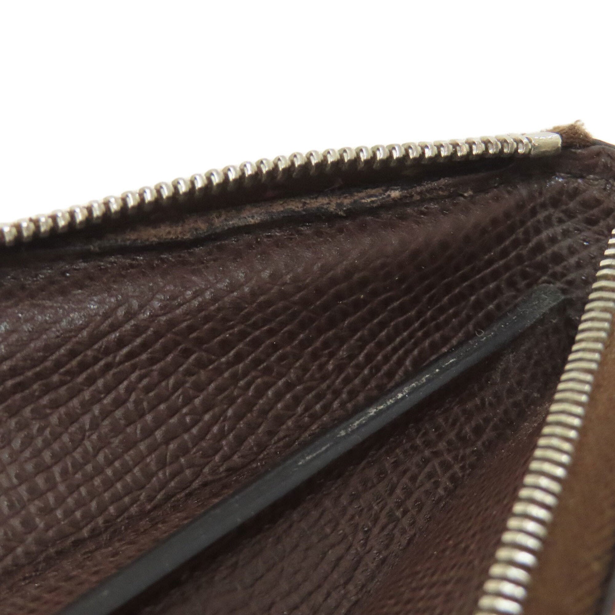 Hermes Azap Dark Brown Epsom Leather Long Wallet (Bi-Fold) (Pre-Owned)