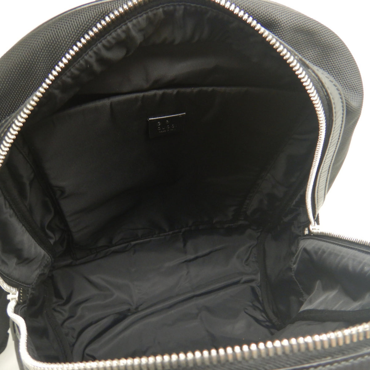 Gucci Black Nylon Canvas Backpack (Pre-Owned)