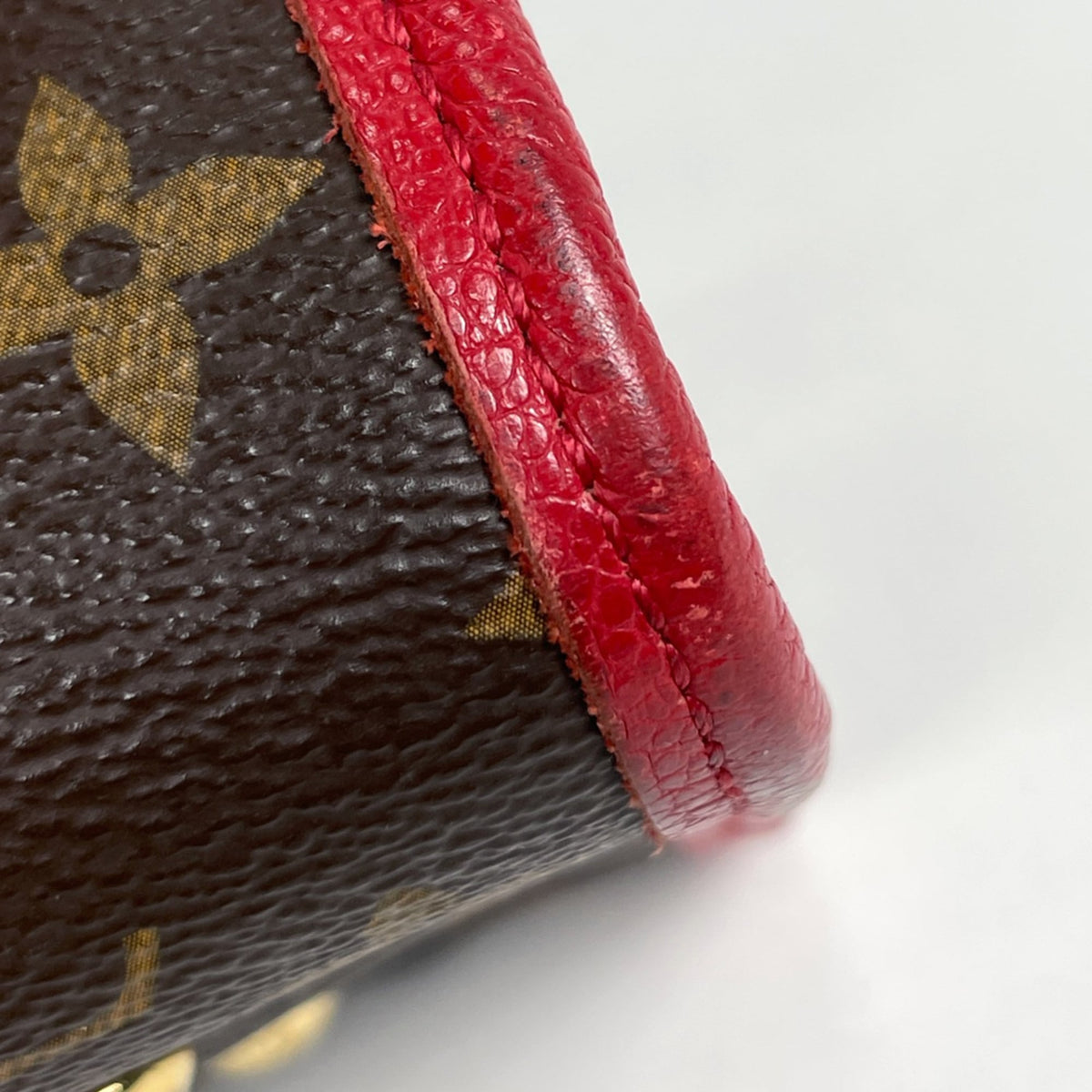 Louis Vuitton Monogram Red Color Rouge Monogram Leather Handbag (Pre-Owned)