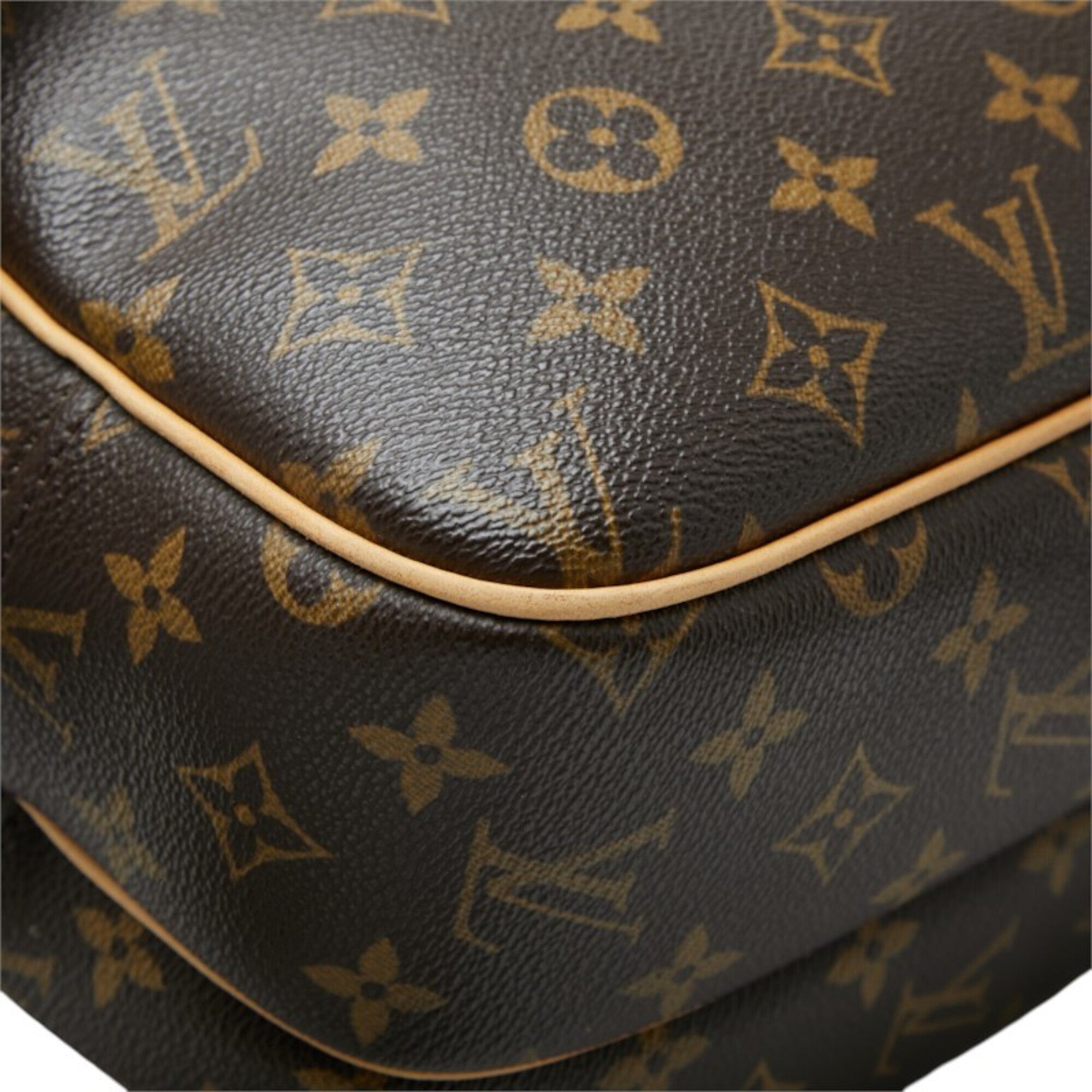 Louis Vuitton Brown Pvc Leather Shoulder Bag (Pre-Owned)
