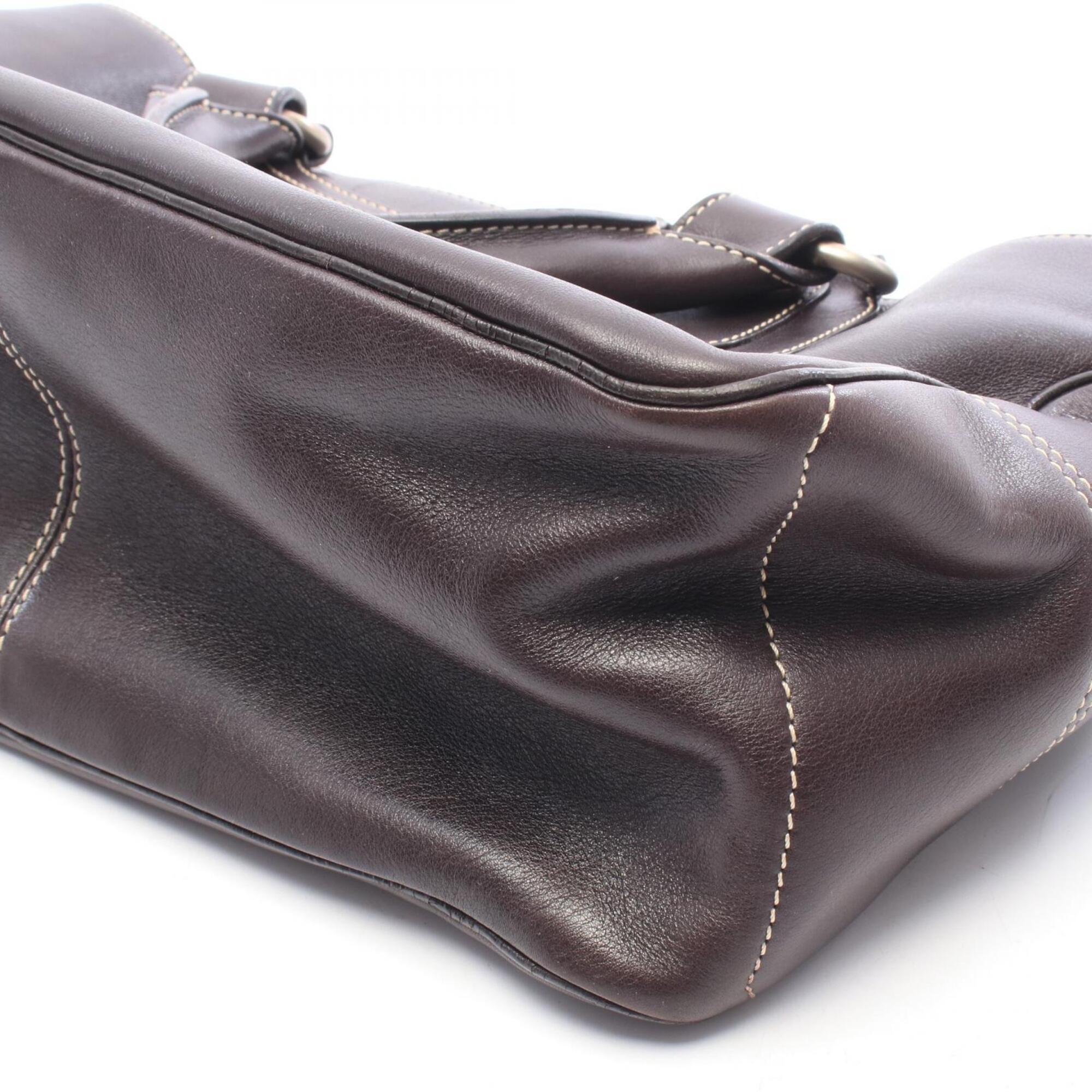 Celine Brown Leather Handbag (Pre-Owned)