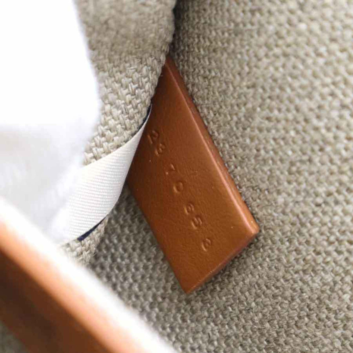 Chloé Beige Brown Leather Canvas Handbag Shoulder Bag (Pre-Owned)