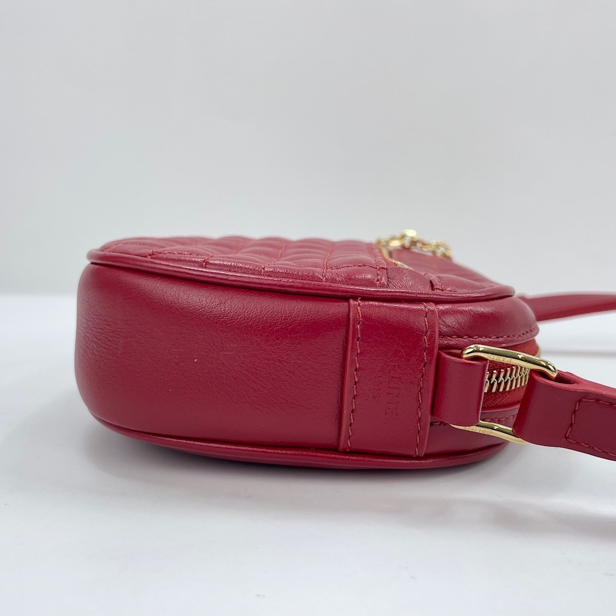 Celine Red Color Shoulder Bag (Pre-Owned)